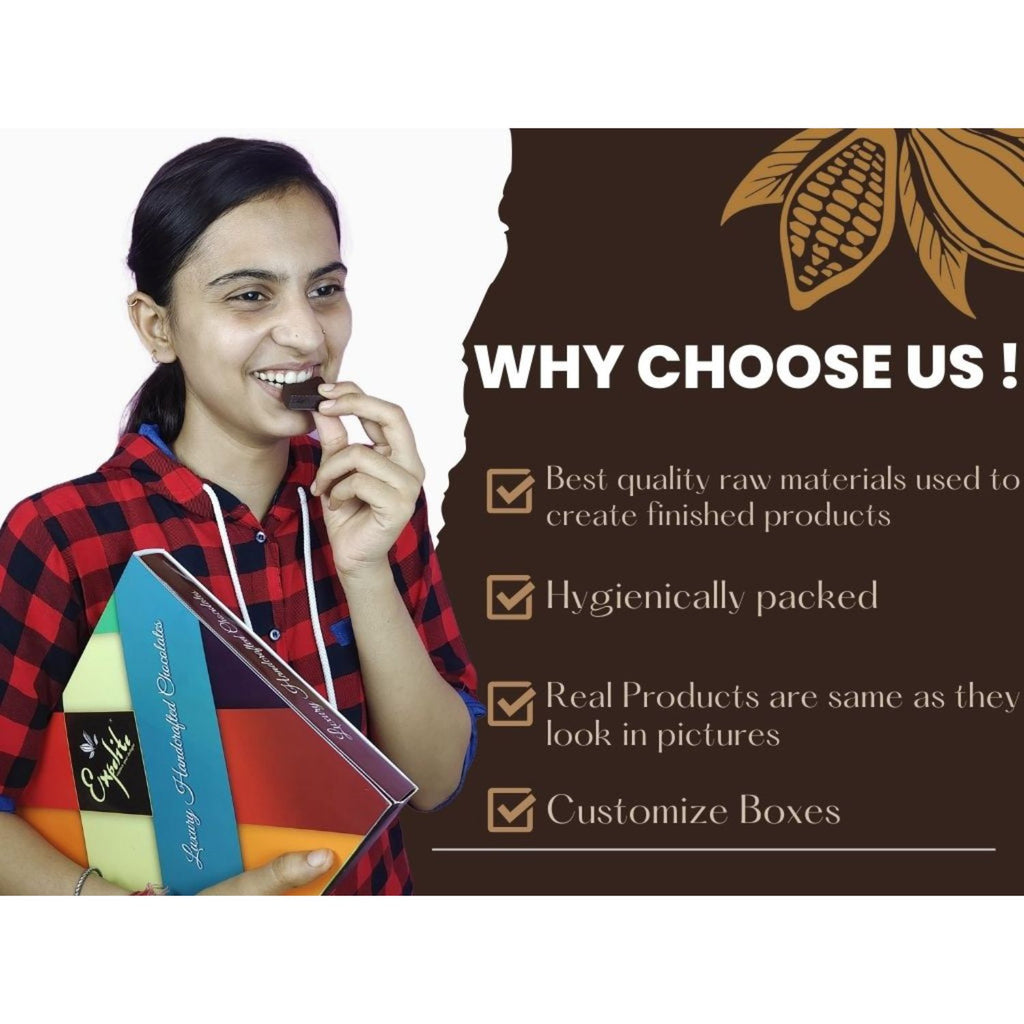 Personaliosed Diwali Chocolate Gift Box - 24 Pieces