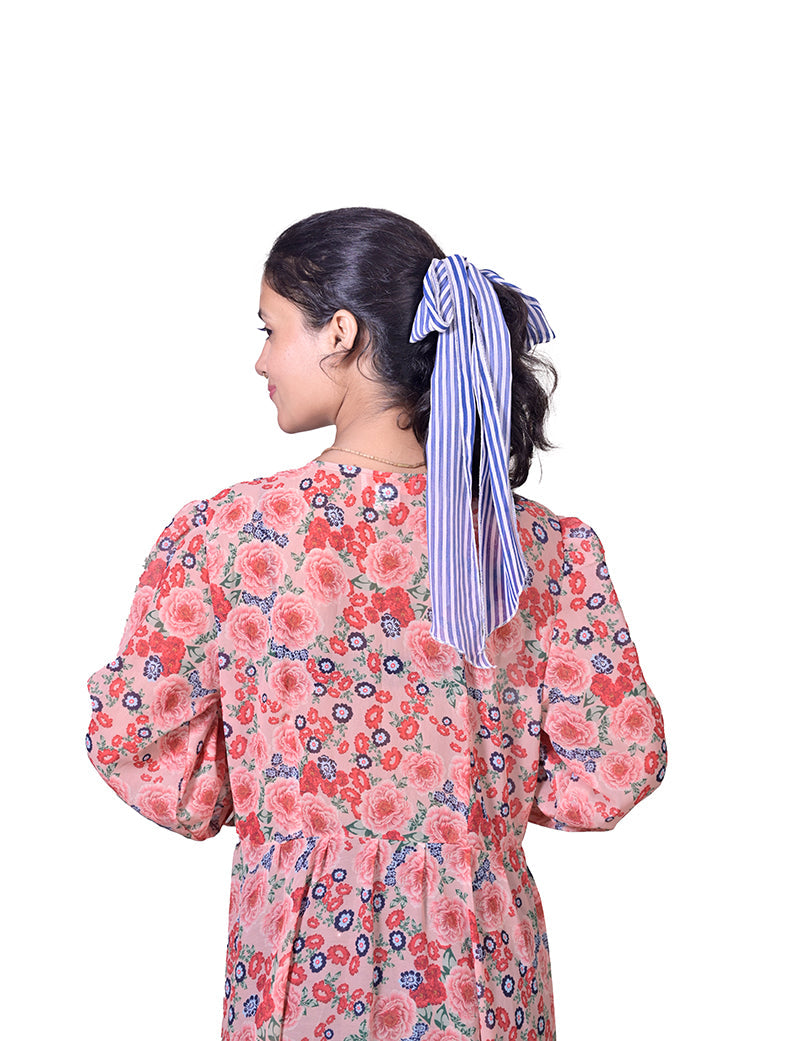 Women's Viscose Georgette Light Orange Shrug