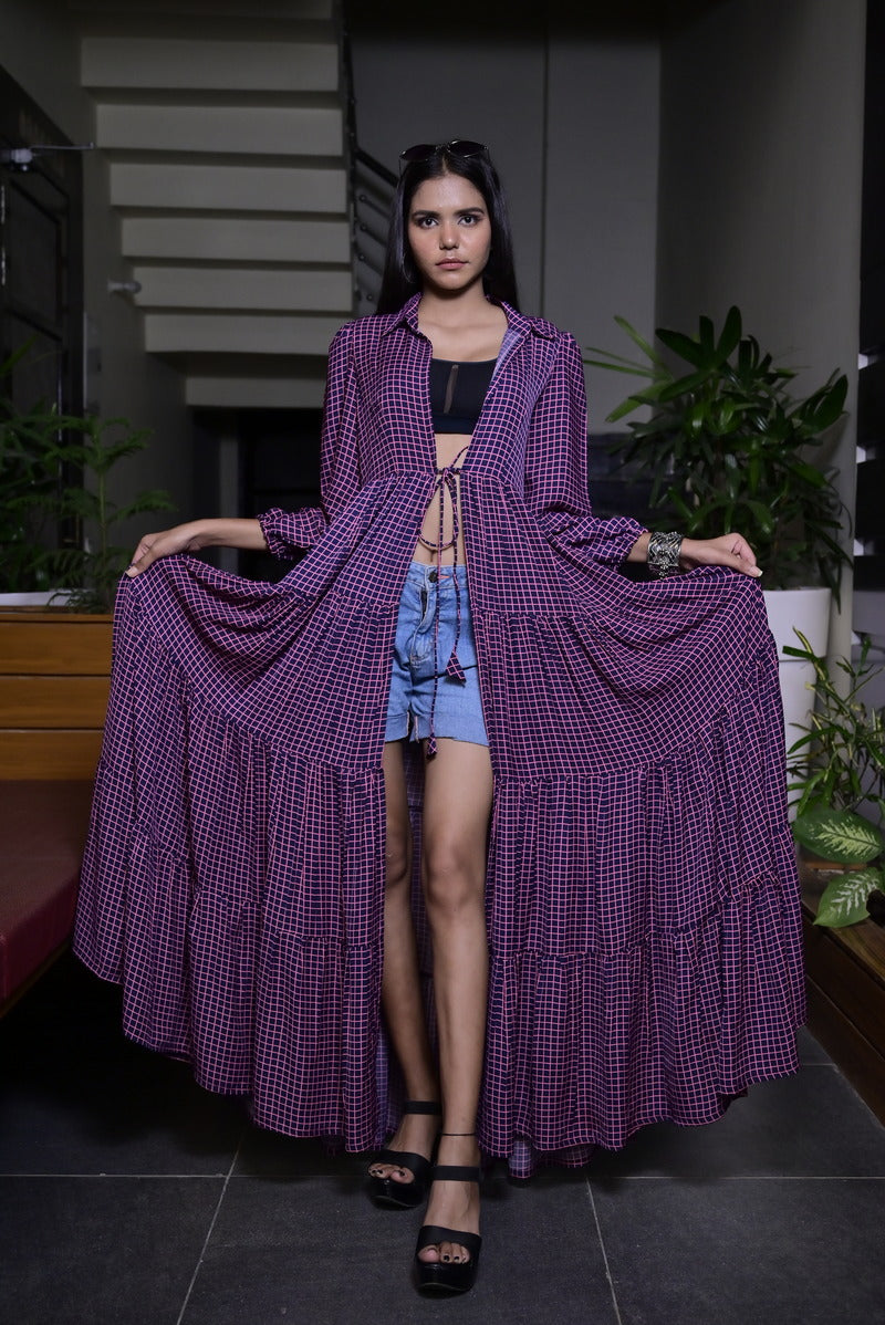 Women's Heavy Georgette Box Printed Shrug