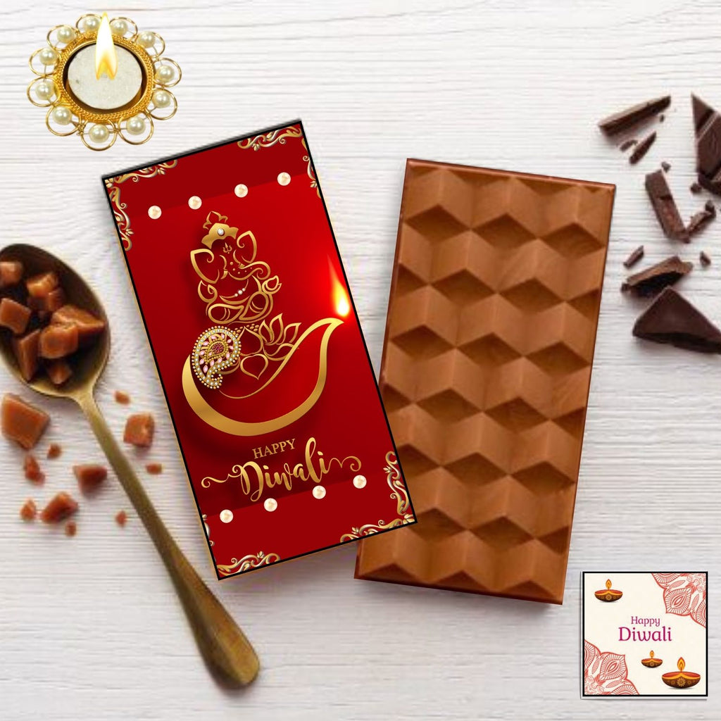 Diwali Chocolate Gift Bar - 100 Grams