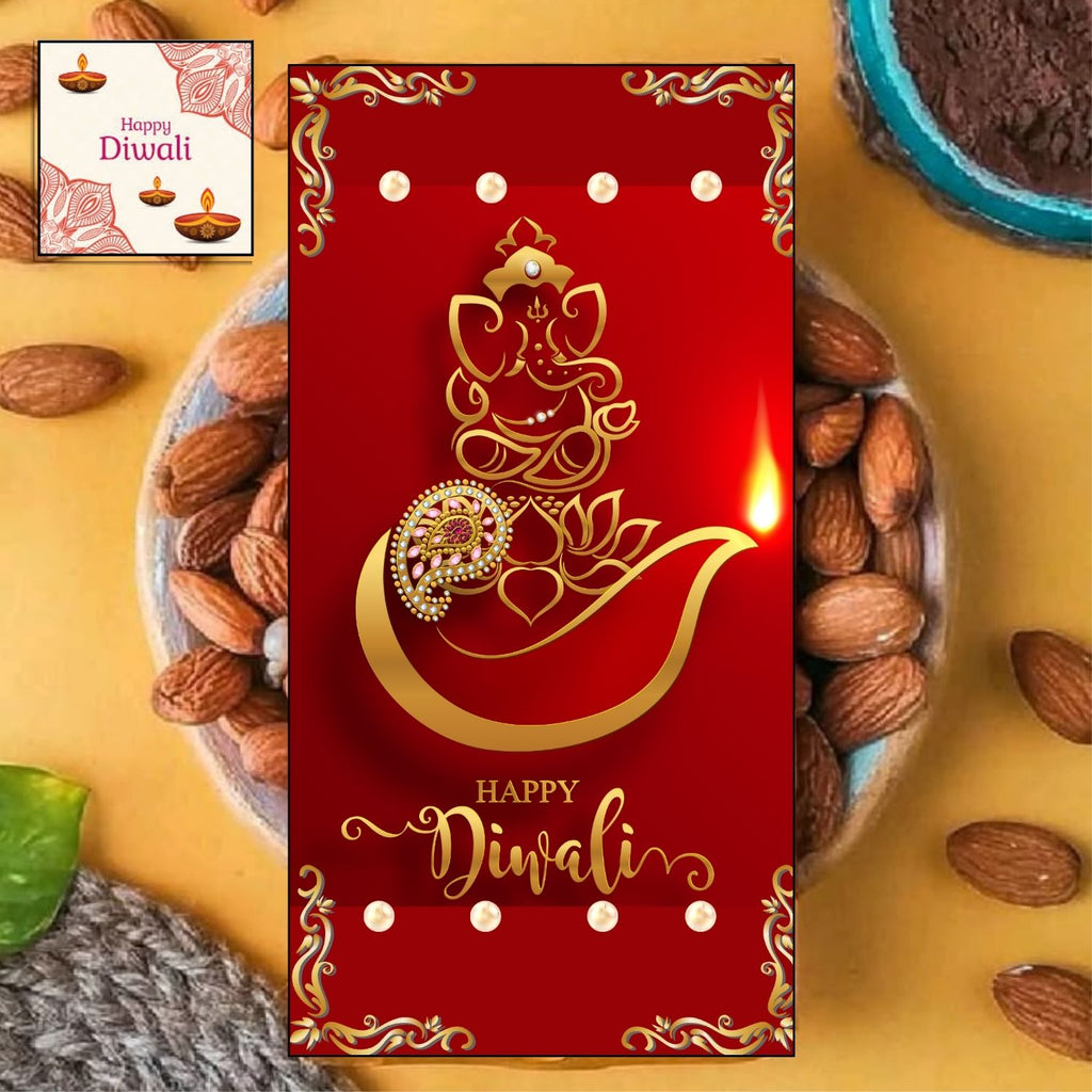 Diwali Chocolate Gift Bar - 100 Grams