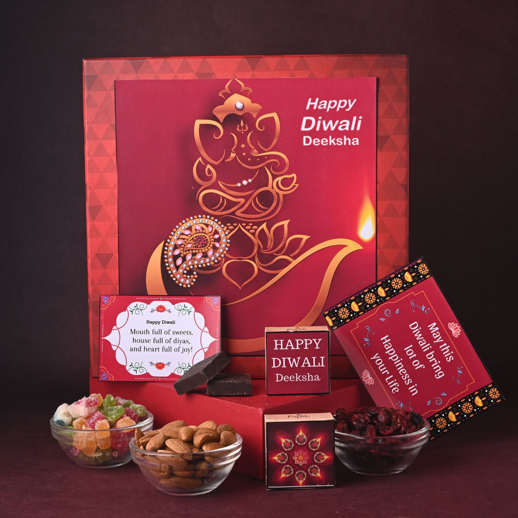 Diwali Chocolate Combo With Dry Fruits