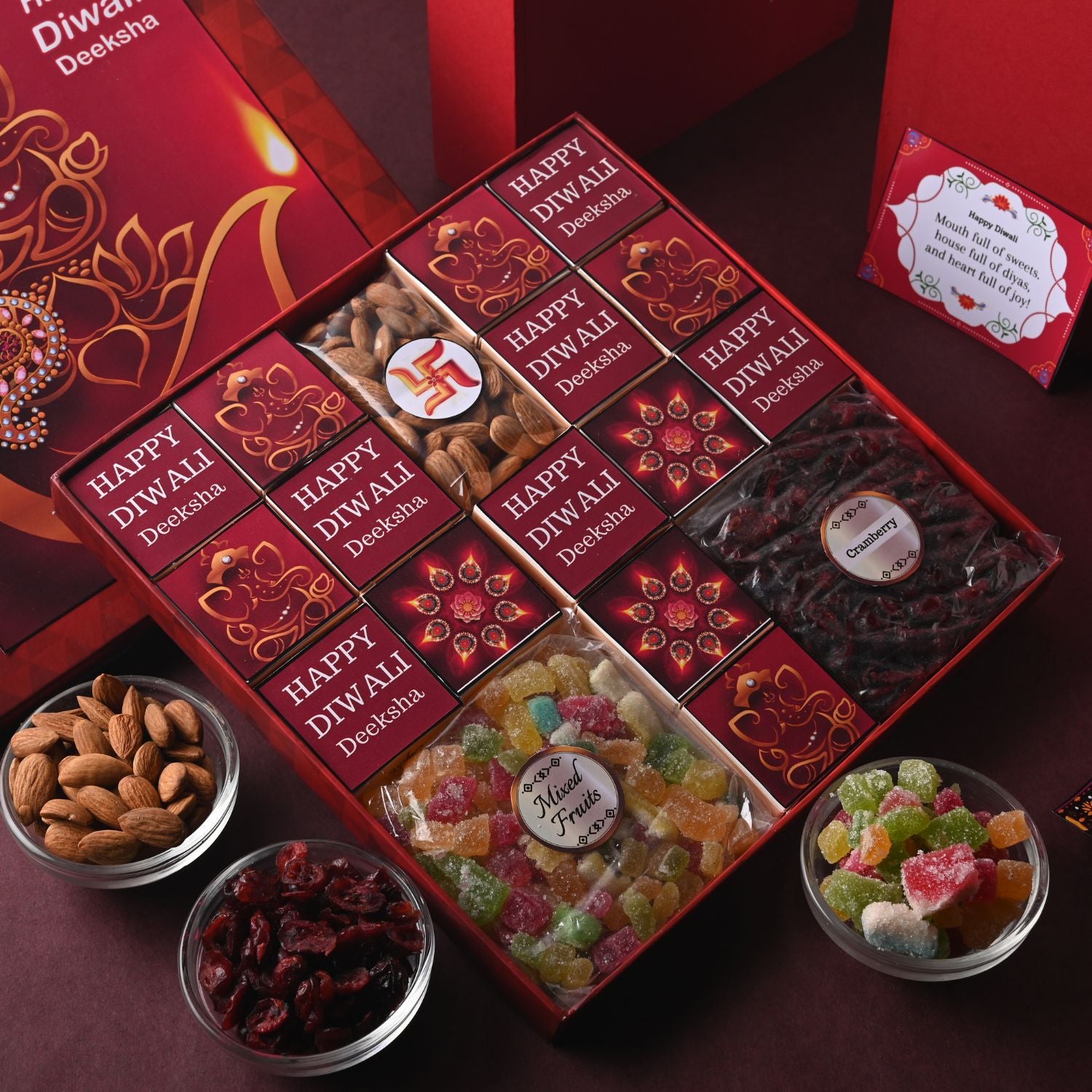 Diwali Chocolate Combo With Dry Fruits