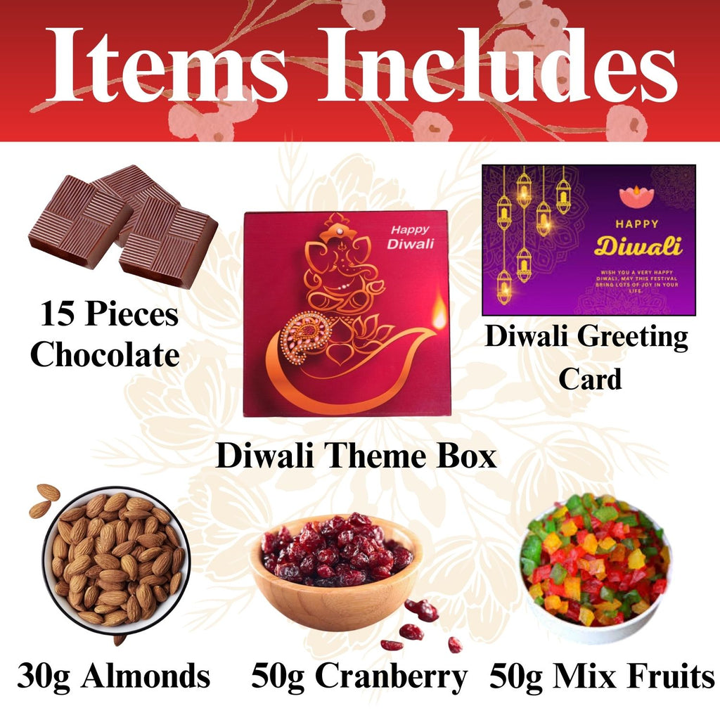 Diwali Chocolate Combo With Dry Fruits