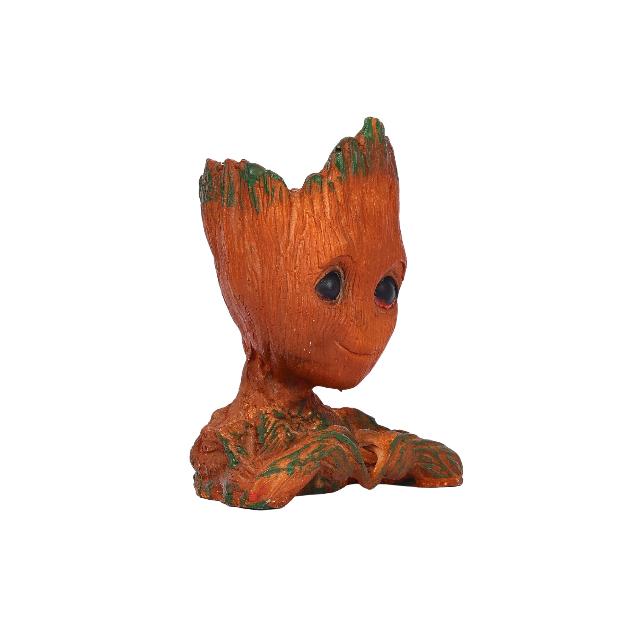 Decorative Groot Plant Holder—Brown