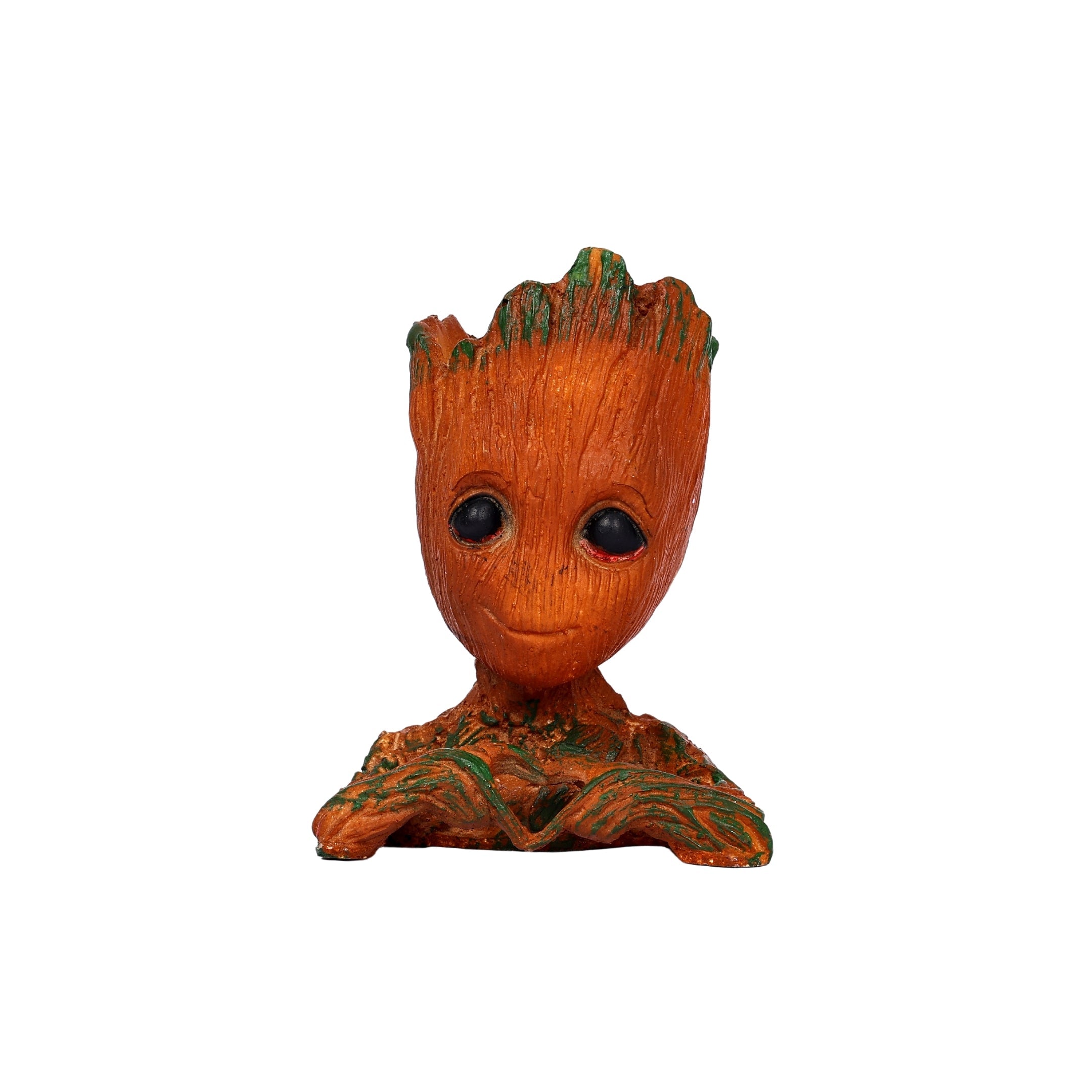 Decorative Groot Plant Holder—Brown