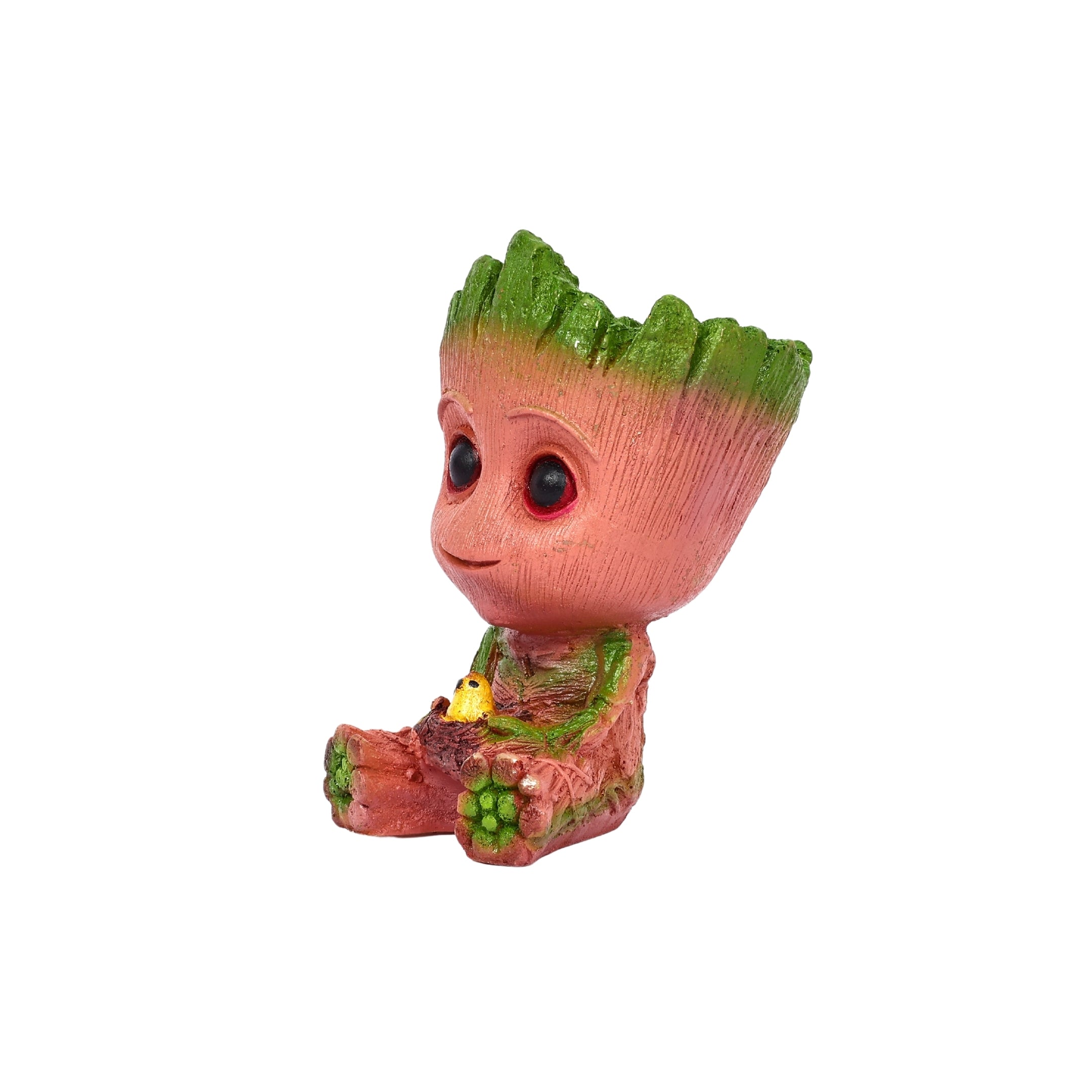 Decorative Groot Plant Holder—Pink