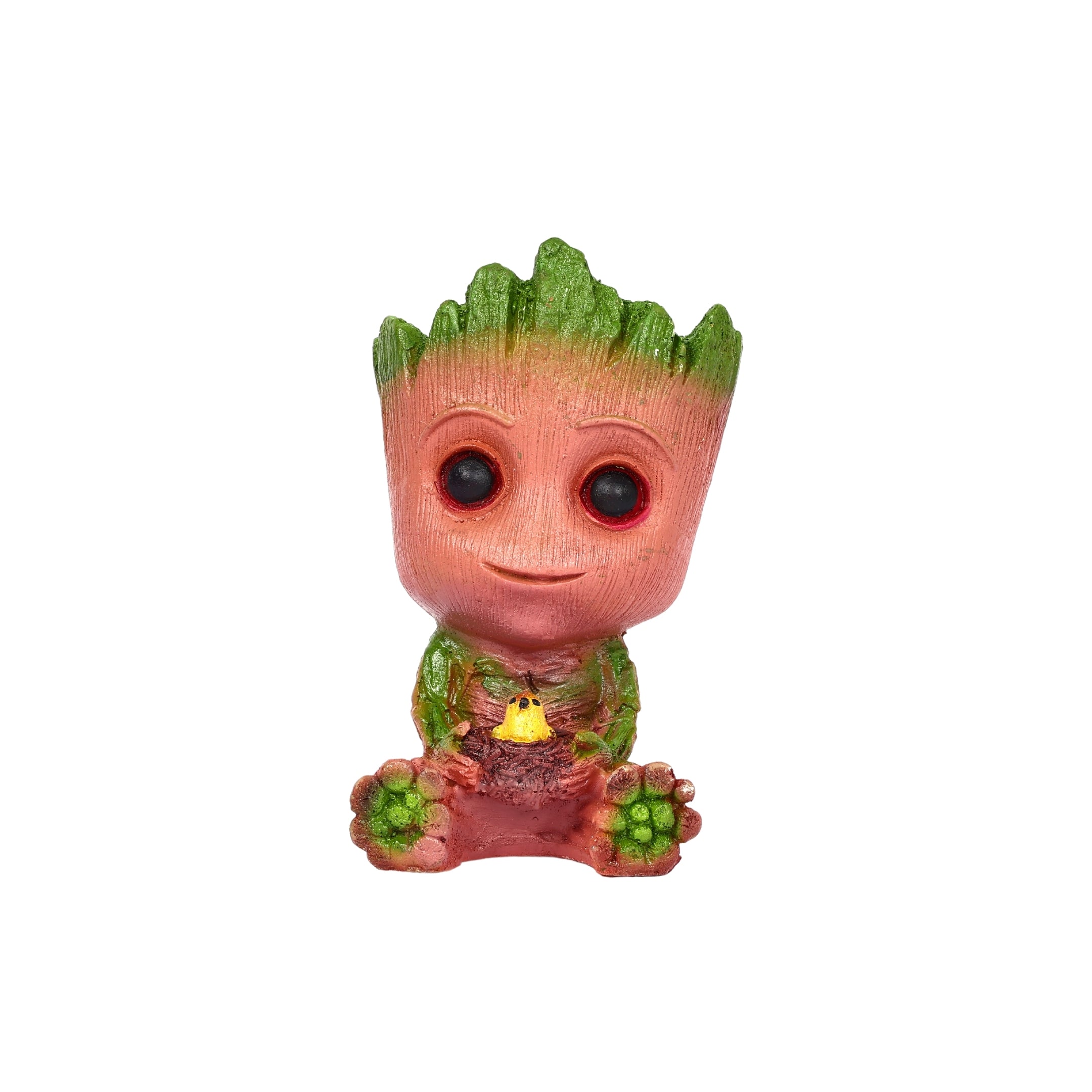 Decorative Groot Plant Holder—Pink