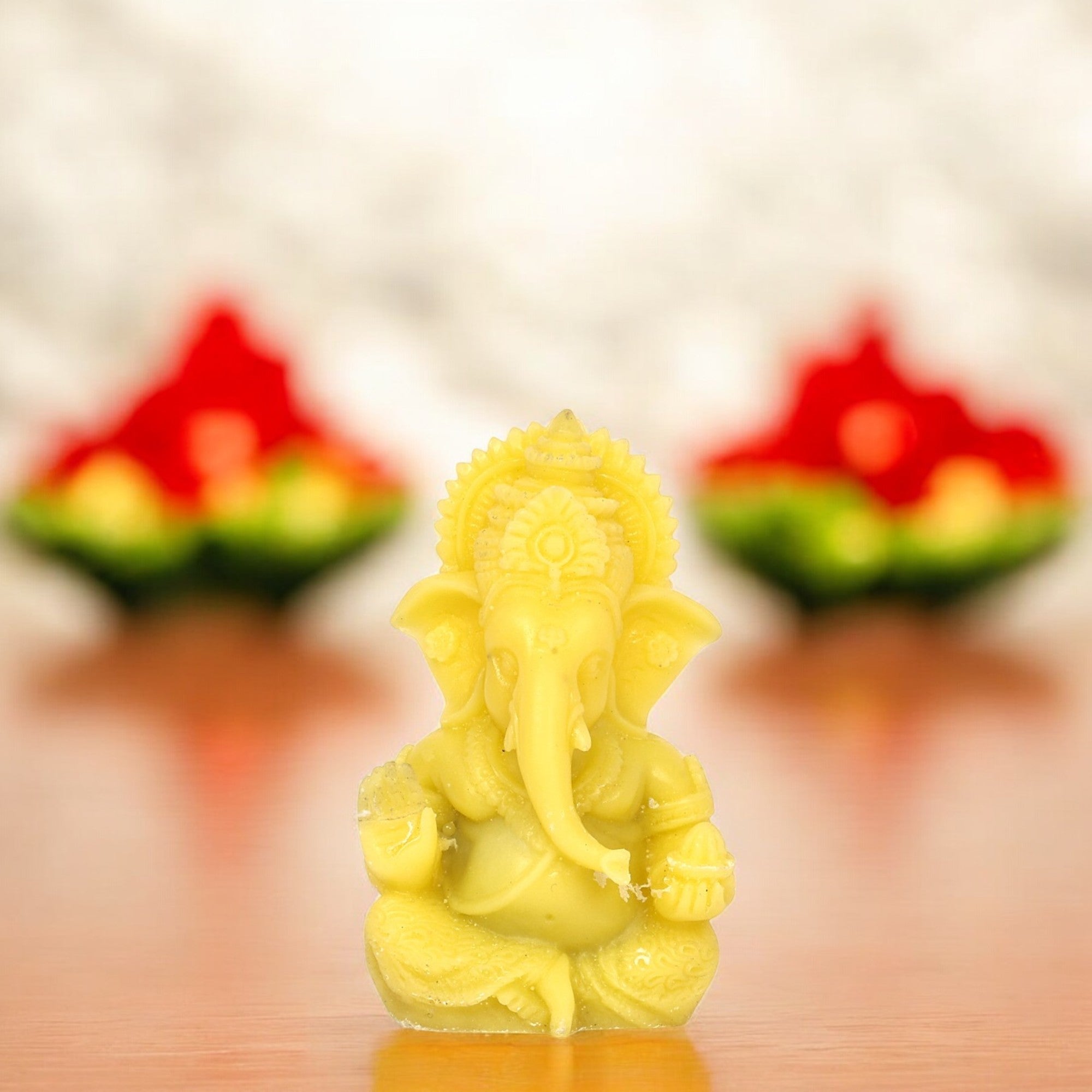 Decorative Lord Ganesha Showpiece—Yellow