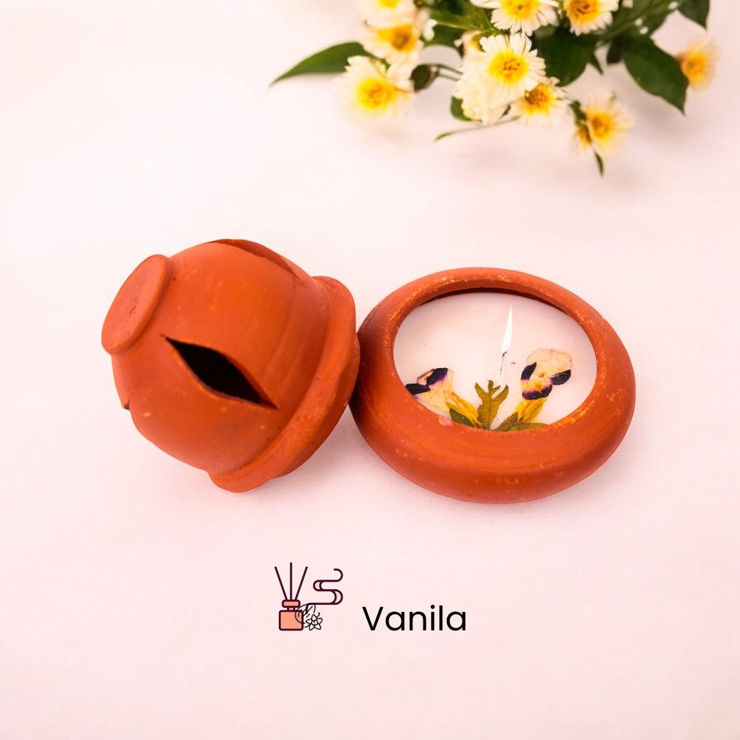 Decorative Scented Terracotta Aroma Lamp