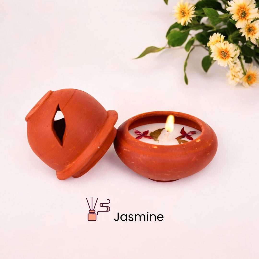 Decorative Scented Terracotta Aroma Lamp