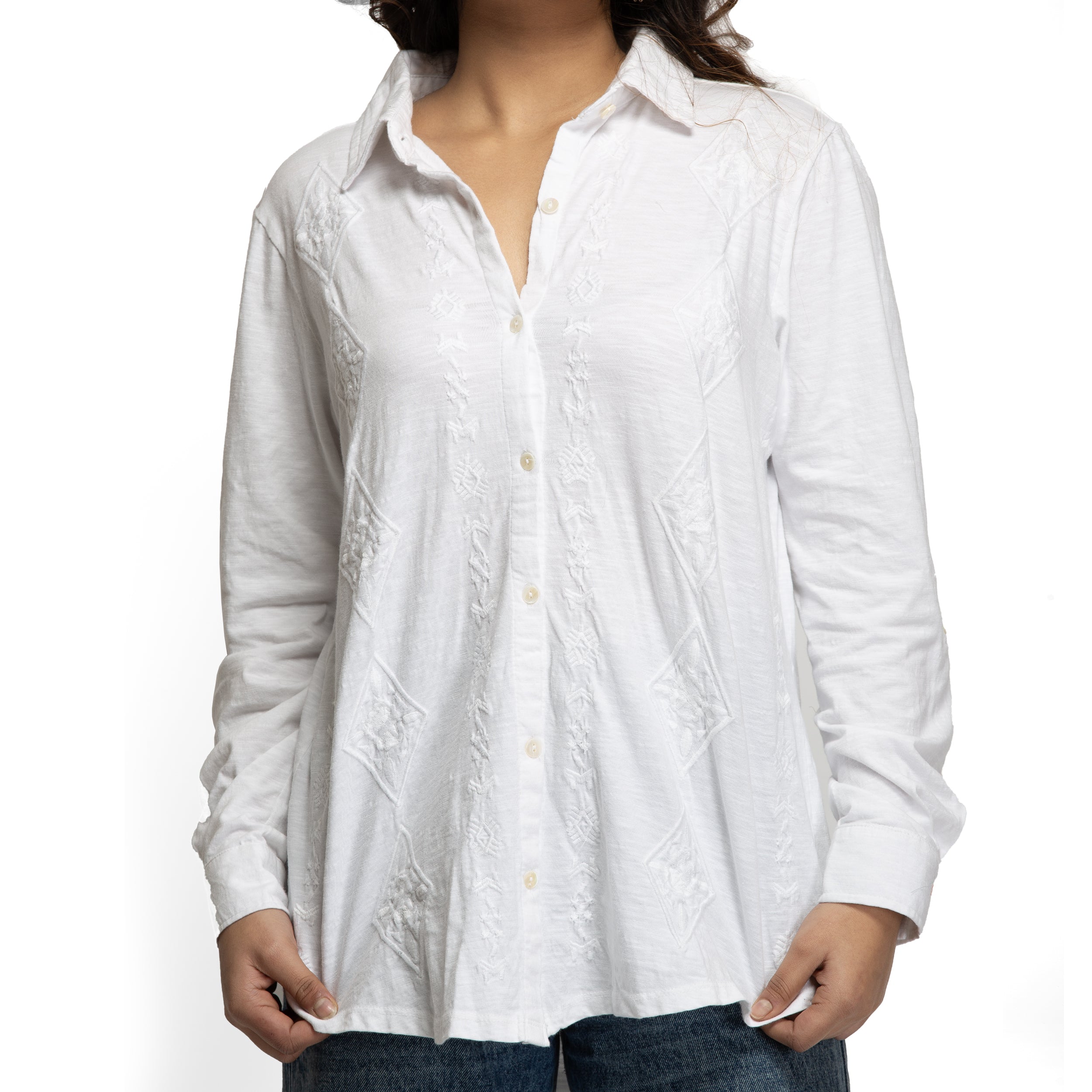 Women's Embroidered shirt for women - Taantav