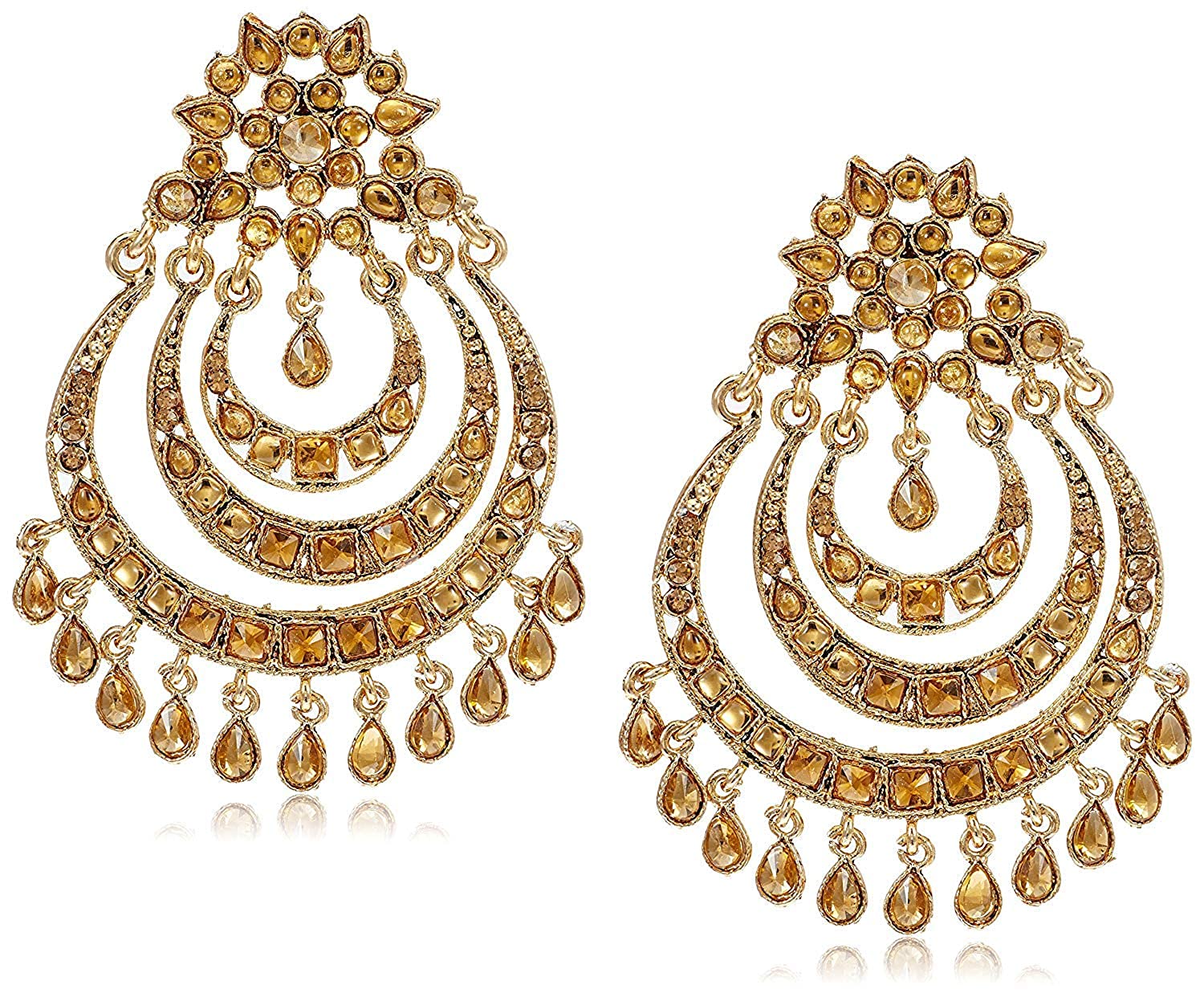 Women's  Gold Plated Zinc Alloy Earrings