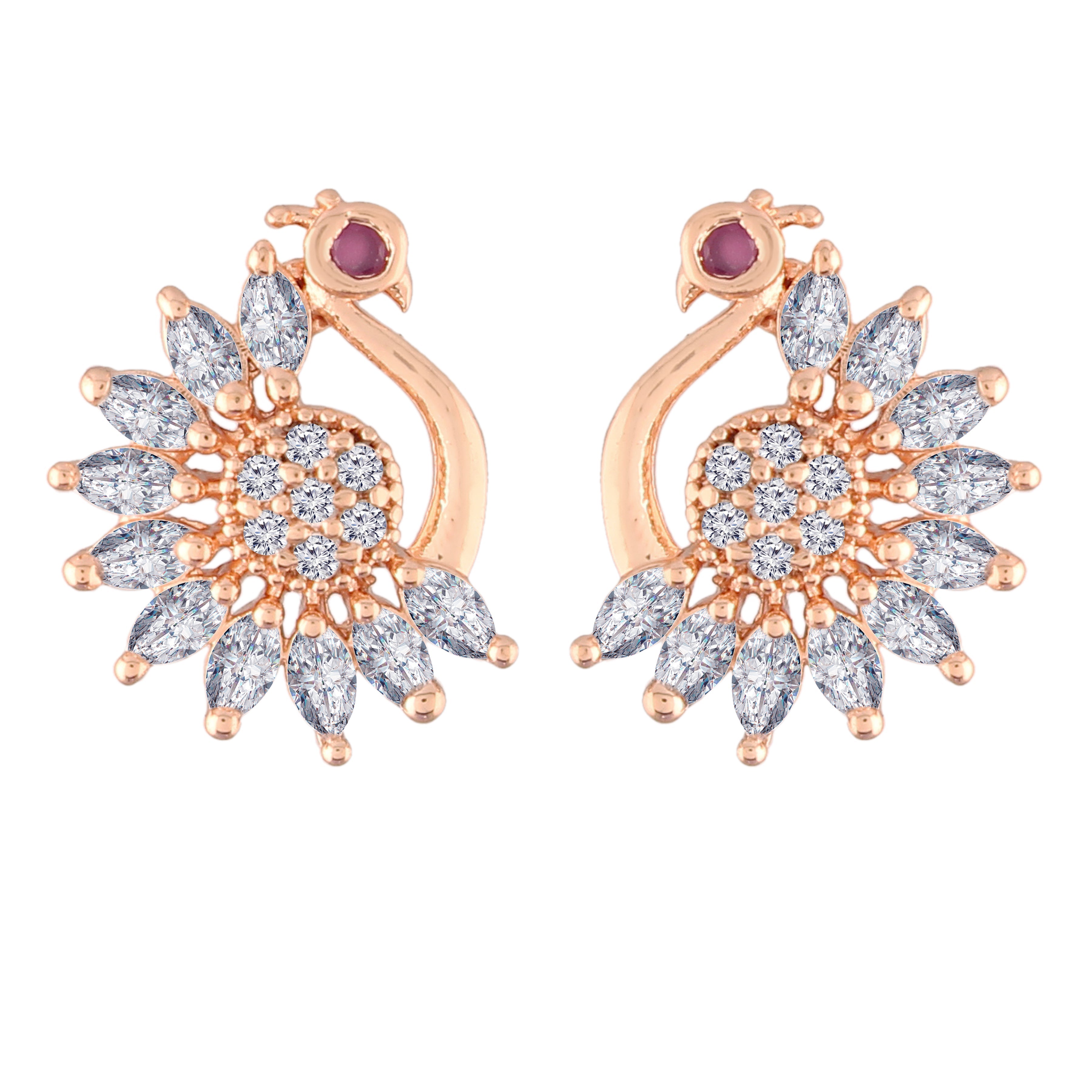 Women's Â Crystal AD Stone Stud Earrings for Women
