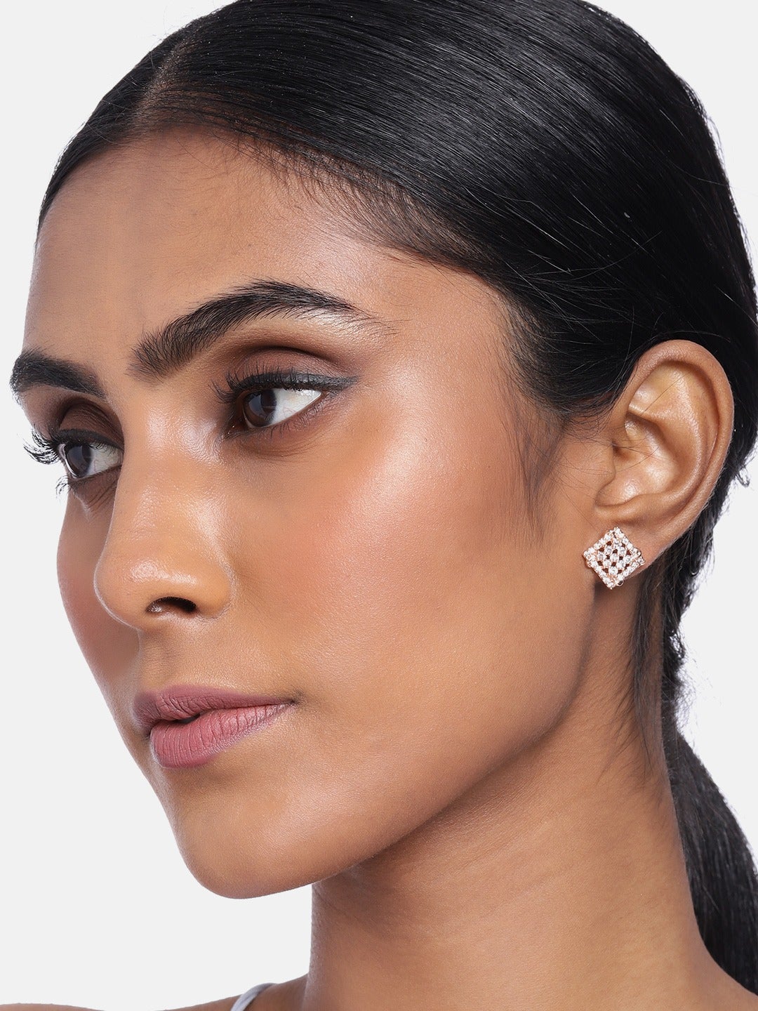 Women's Â Crystal AD Stone Stud Earrings for Women