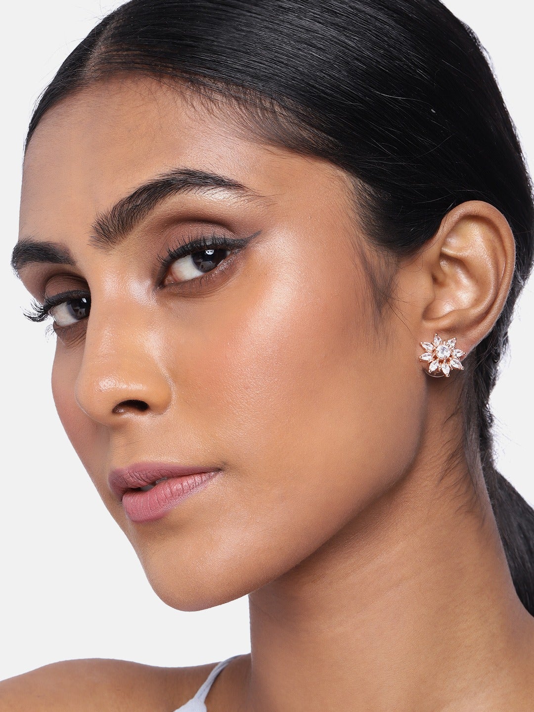 Women's Â Crystal AD Stone Stud Earrings for Women