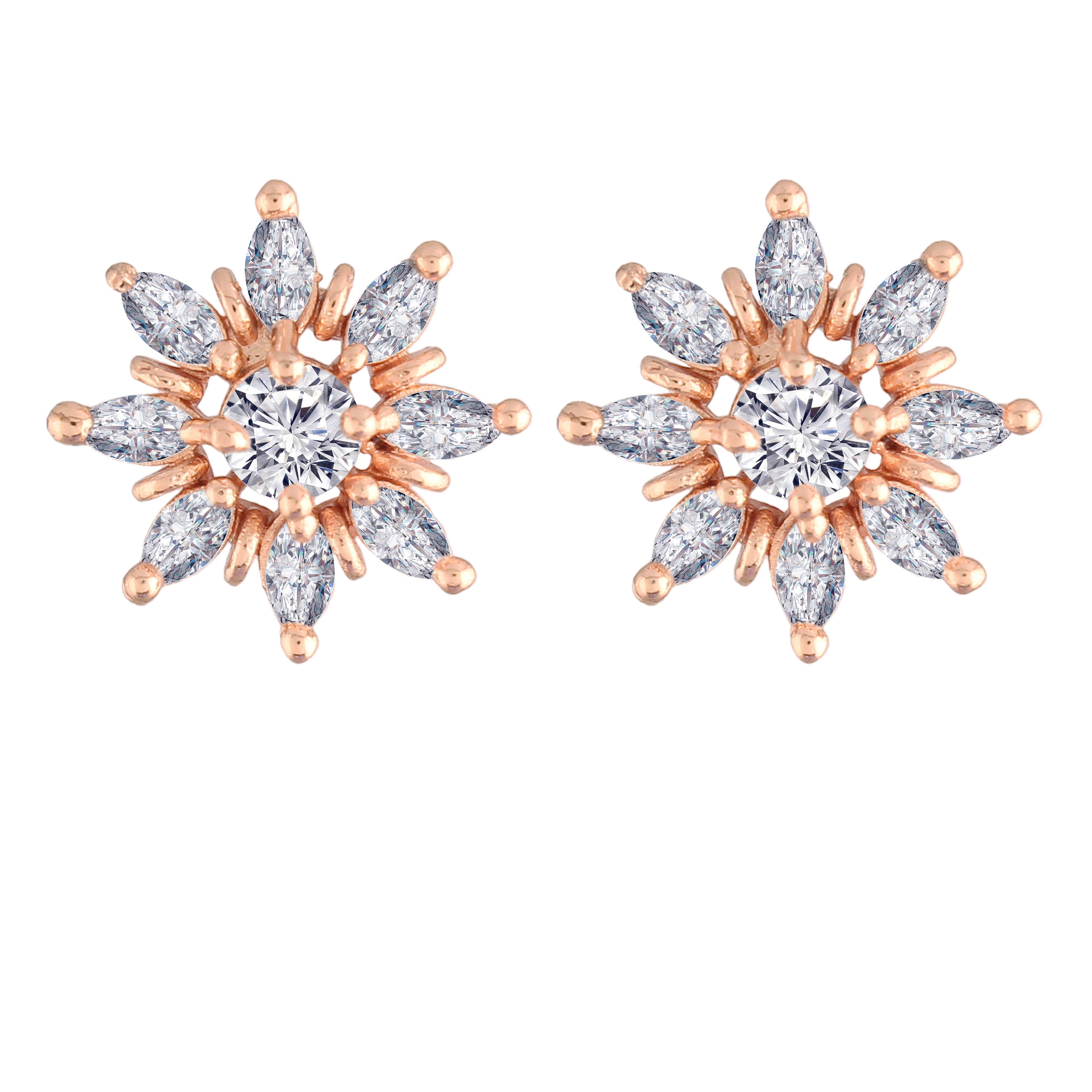 Women's Â Crystal AD Stone Stud Earrings for Women