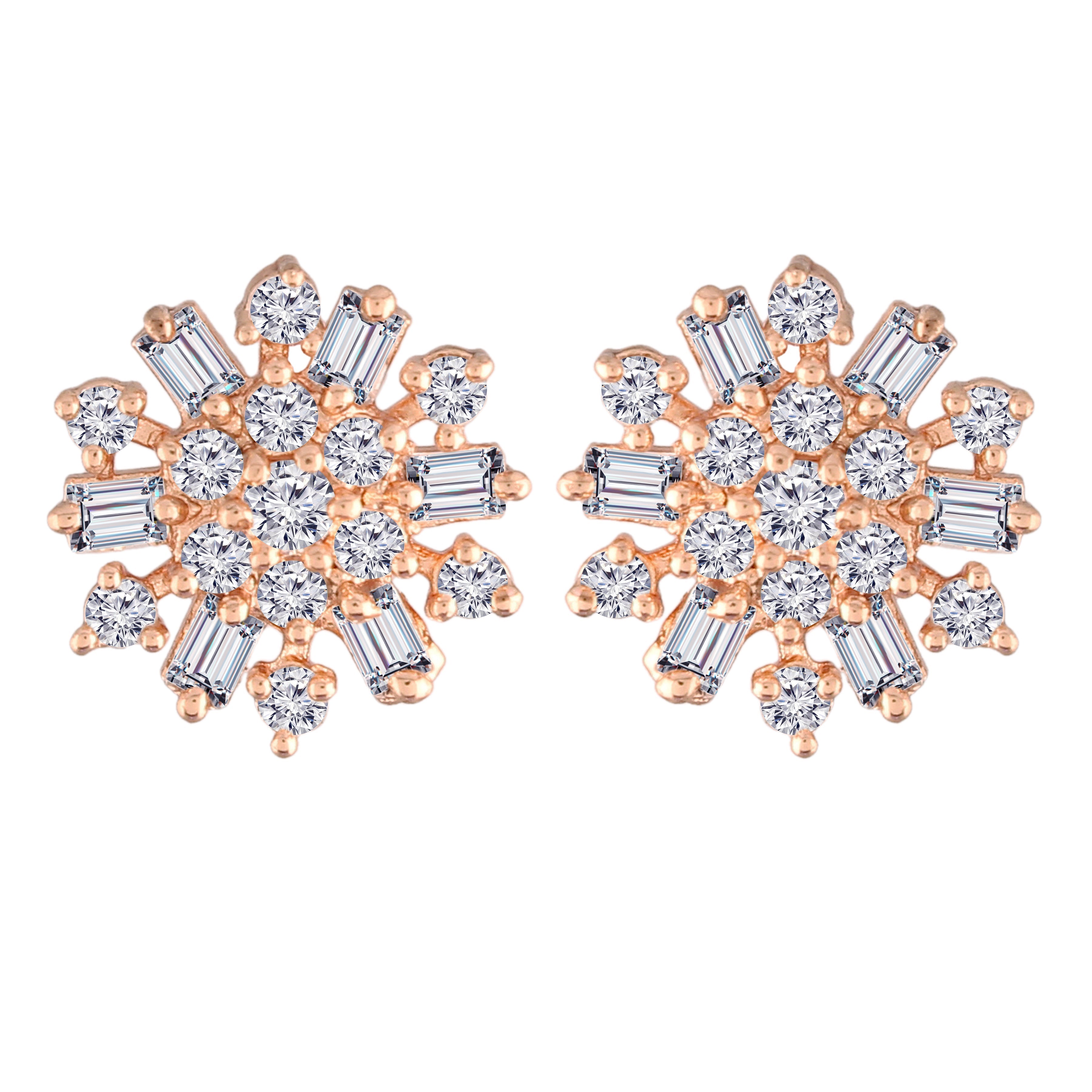 Women's Â Crystal AD Stone Stud Earrings for Women