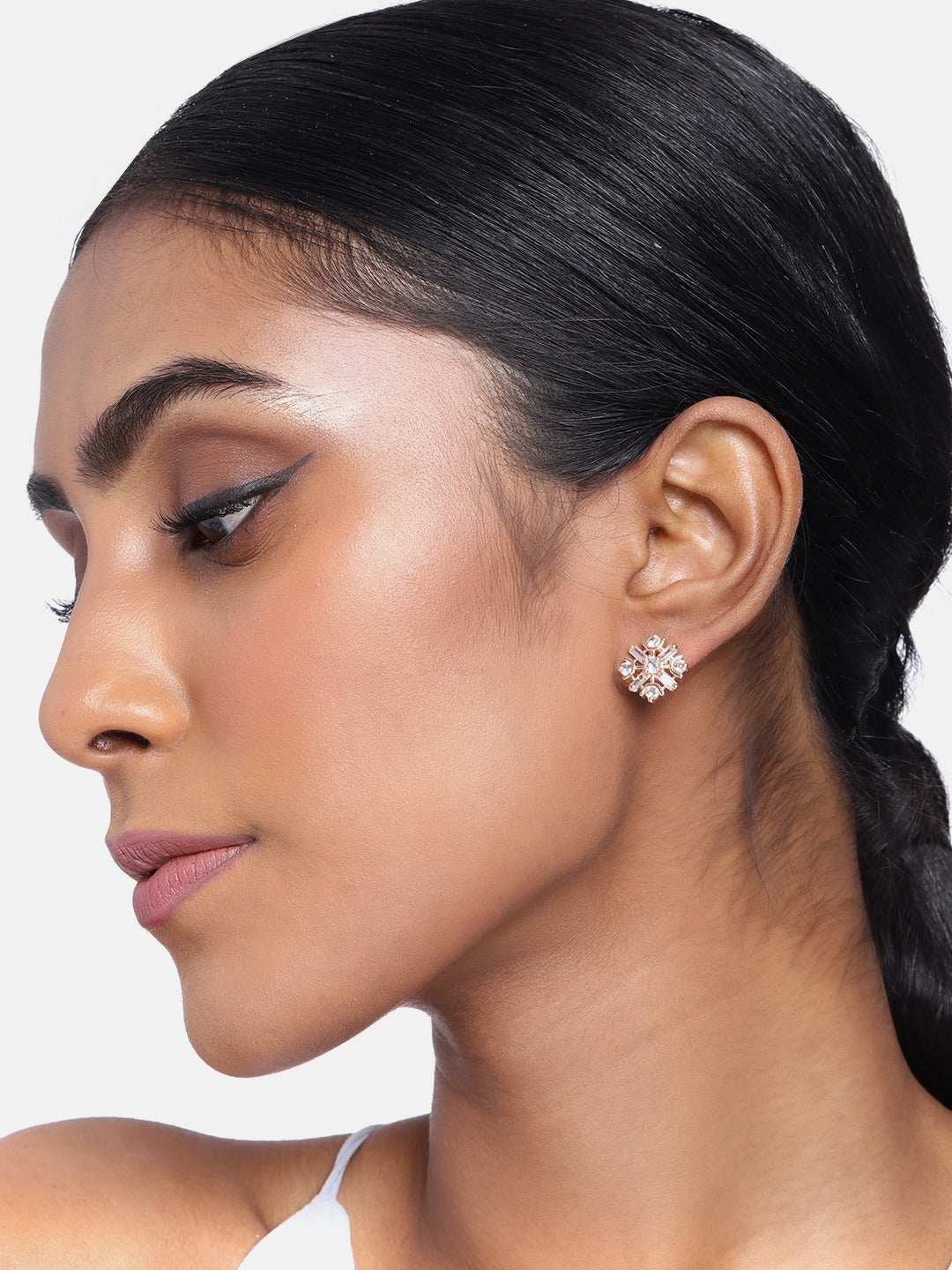 Women's Â Crystal AD Stone Stud Earrings for Women