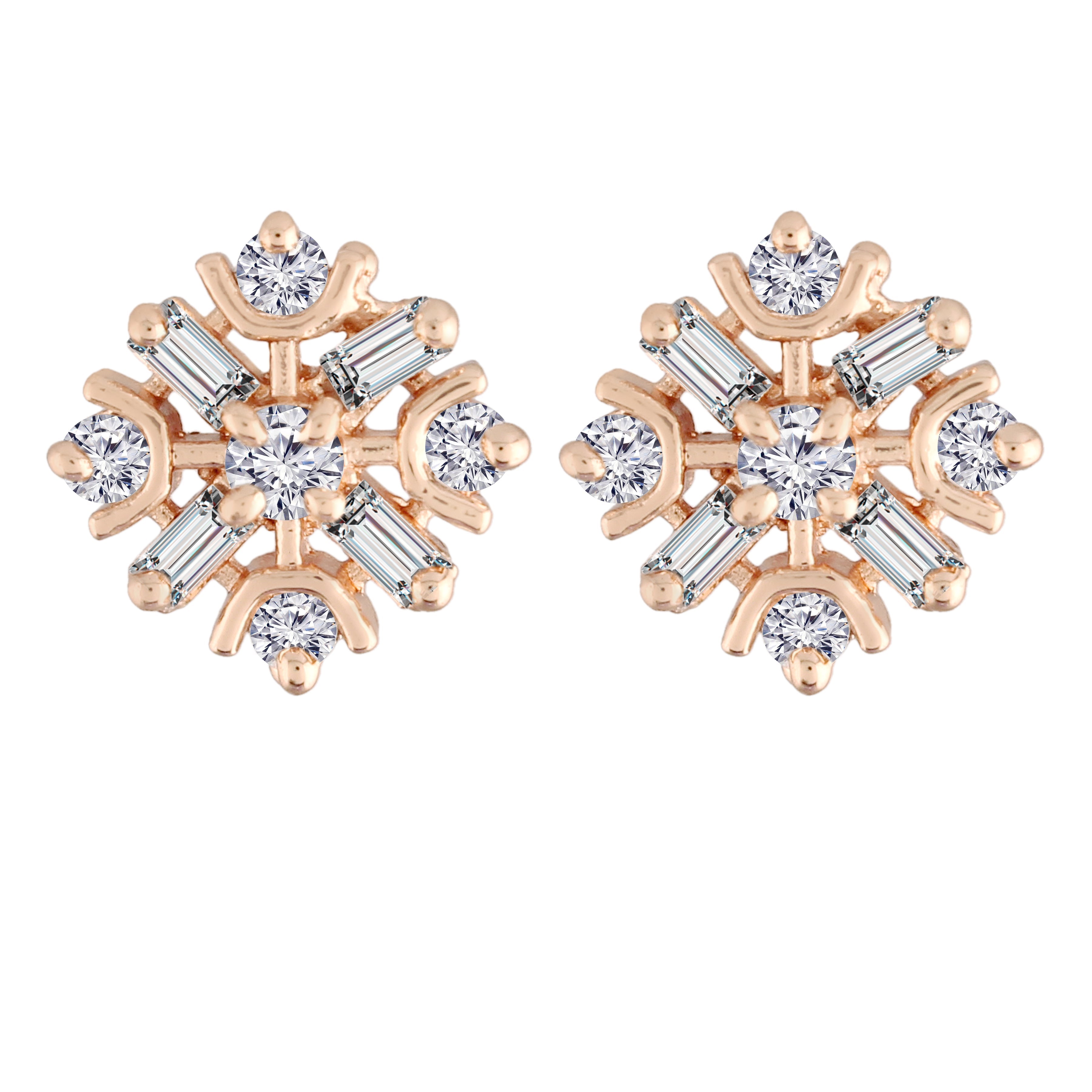 Women's Â Crystal AD Stone Stud Earrings for Women