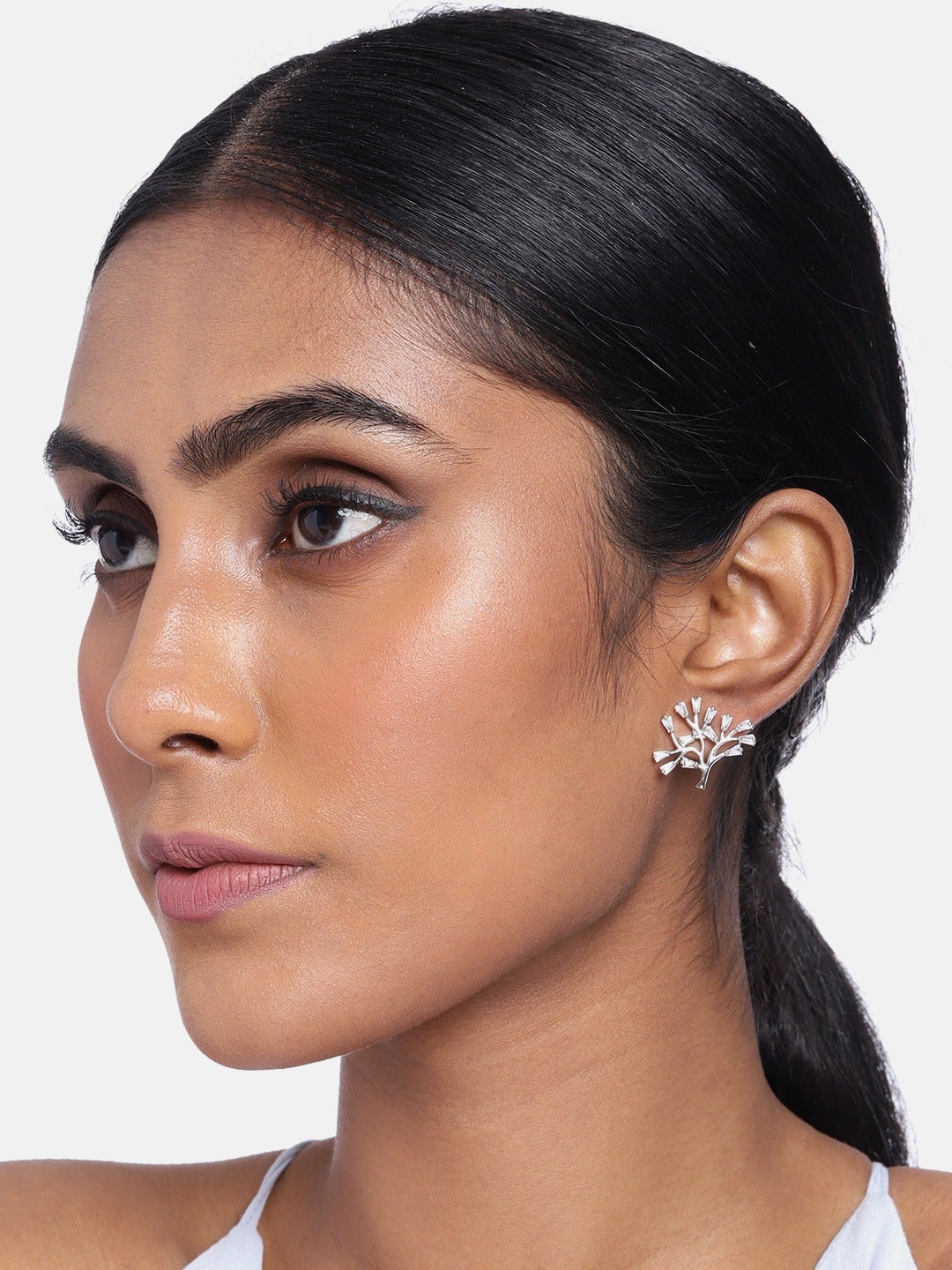 Women's Â Crystal AD Stone Stud Earrings for Women