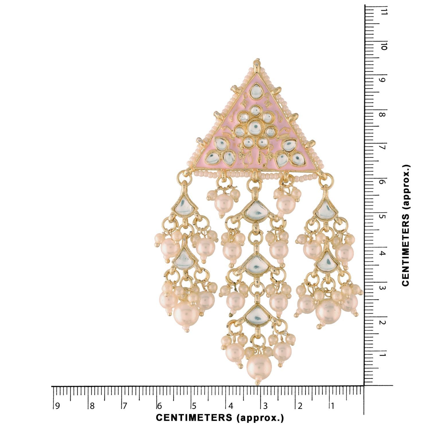 Women's Kundan Pearl Dangle EarringsÂ 