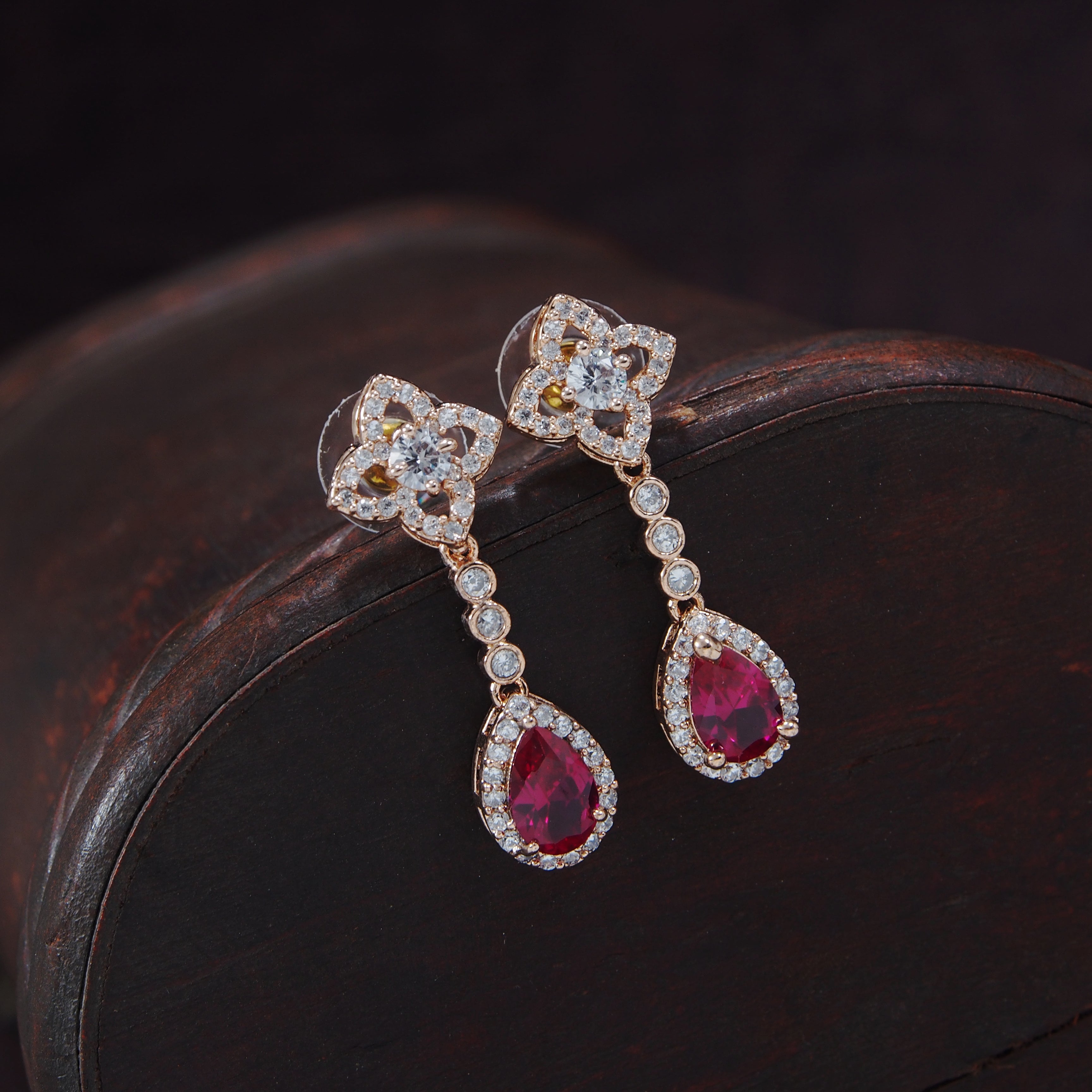 Women's Â Crystal AD Stone Dangle & Drop Earrings for Women
