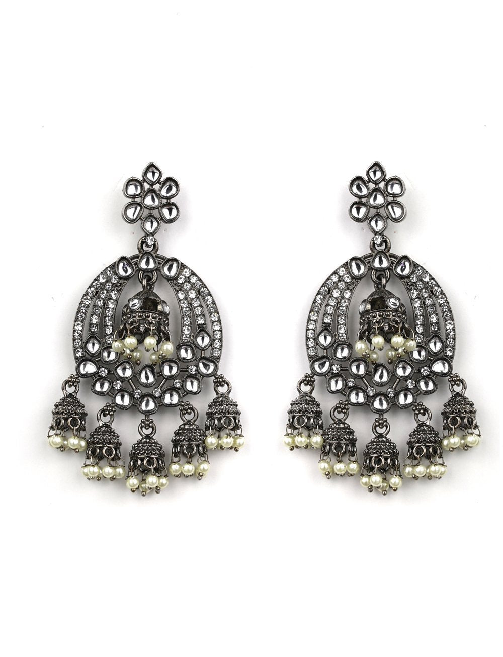 Women's Kundan Party Wear Jhumka Earring