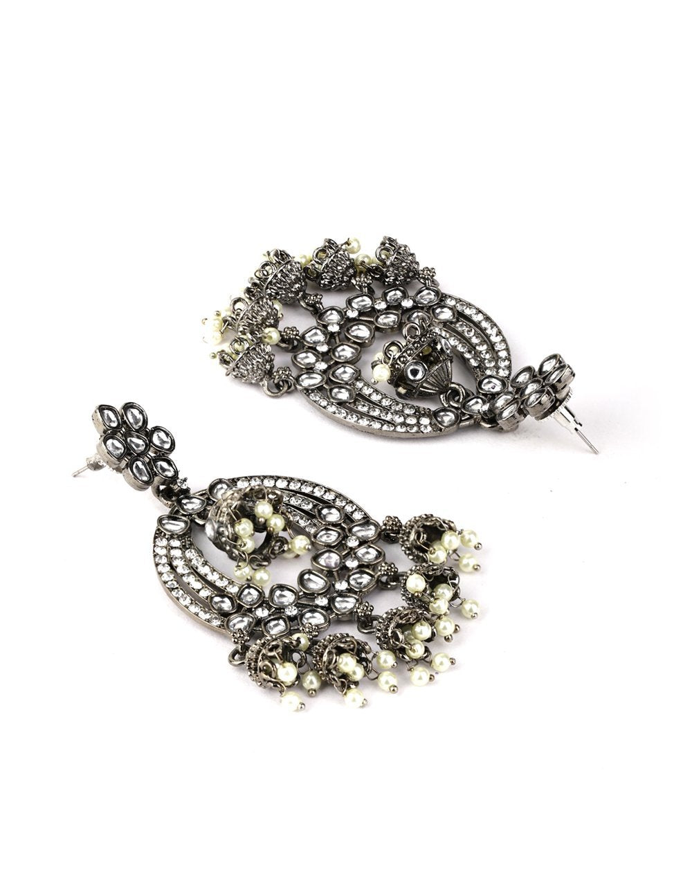 Women's Kundan Party Wear Jhumka Earring
