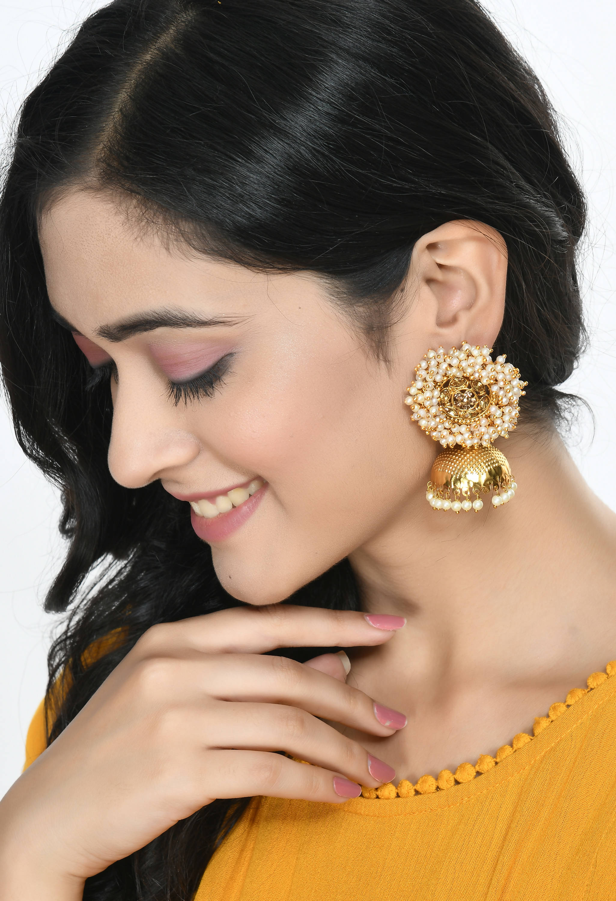 Johar Kamal Traditional party wear Jhumka Ea