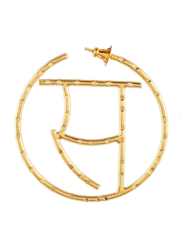 Women's Akshar Encircled Earring En22