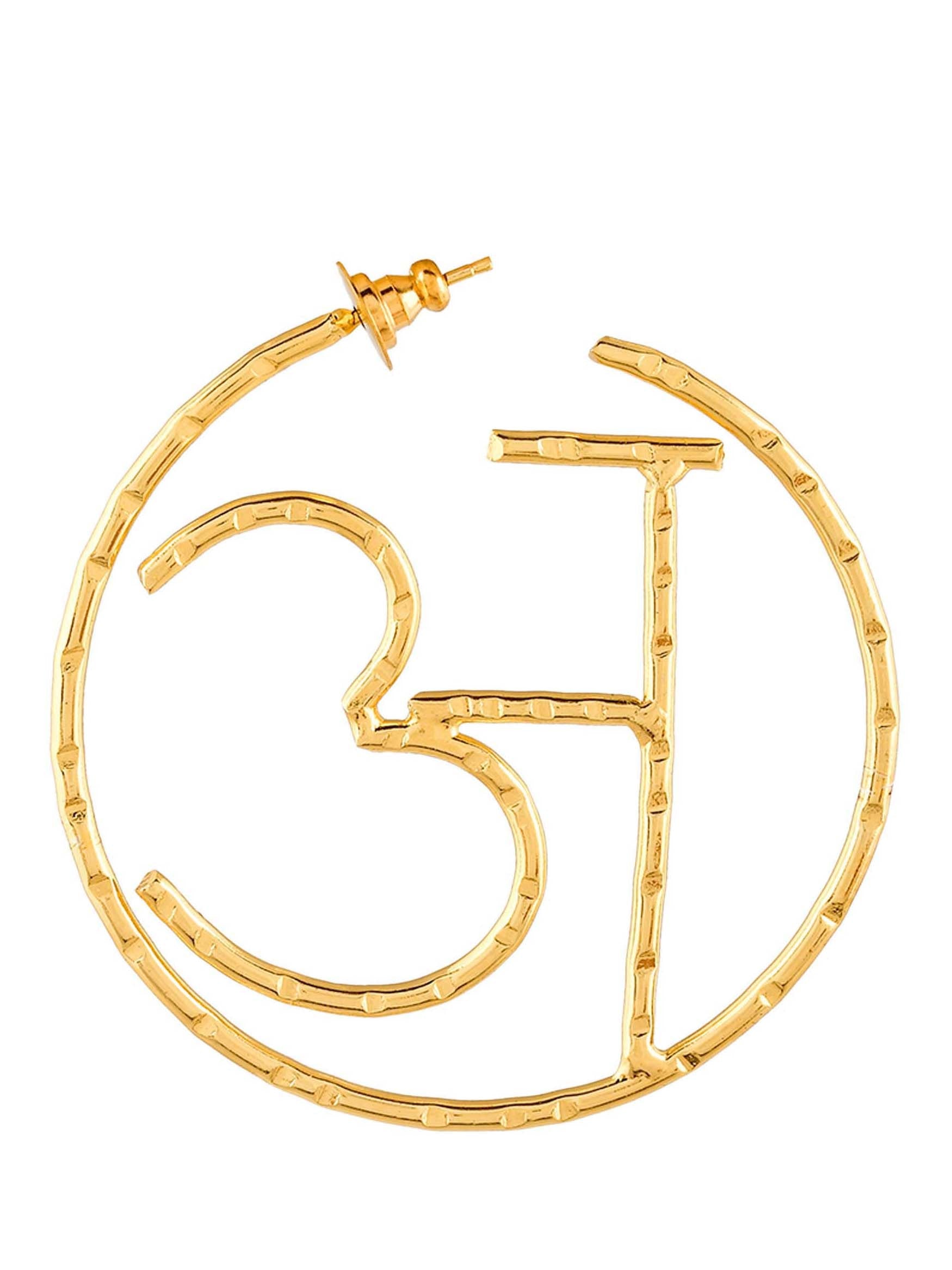 Women's Akshar Encircled Earring 178