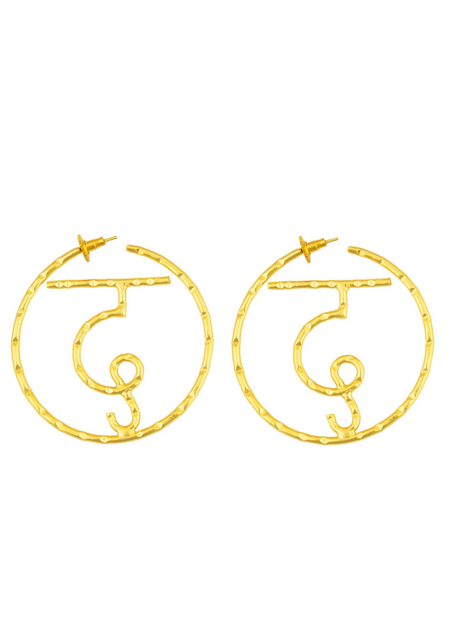 Women's Akshar Encircled Earring En4