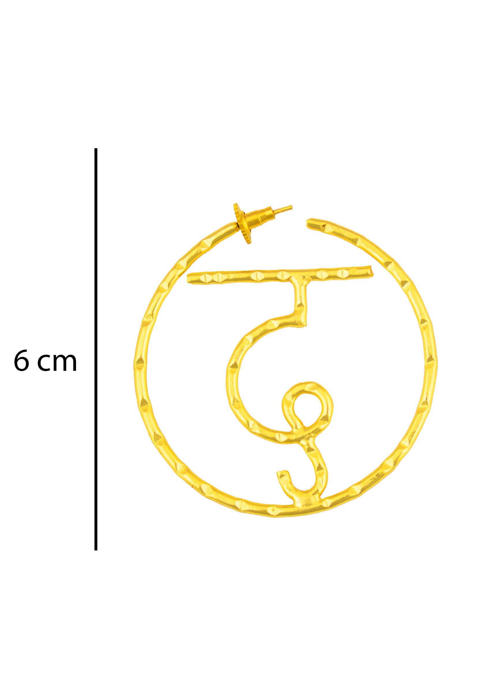 Women's Akshar Encircled Earring En4