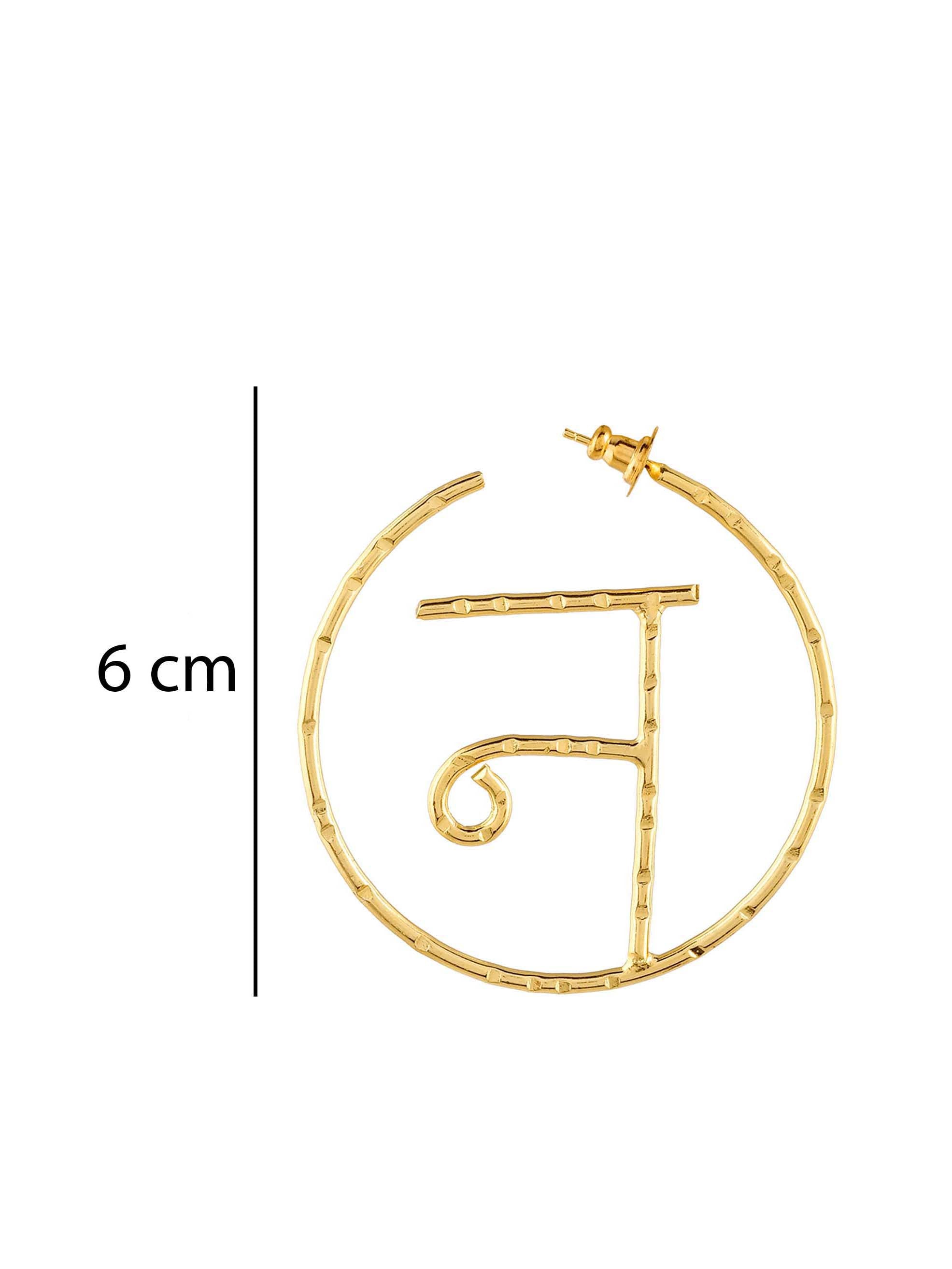 Women's Akshar Encircled Earring En6