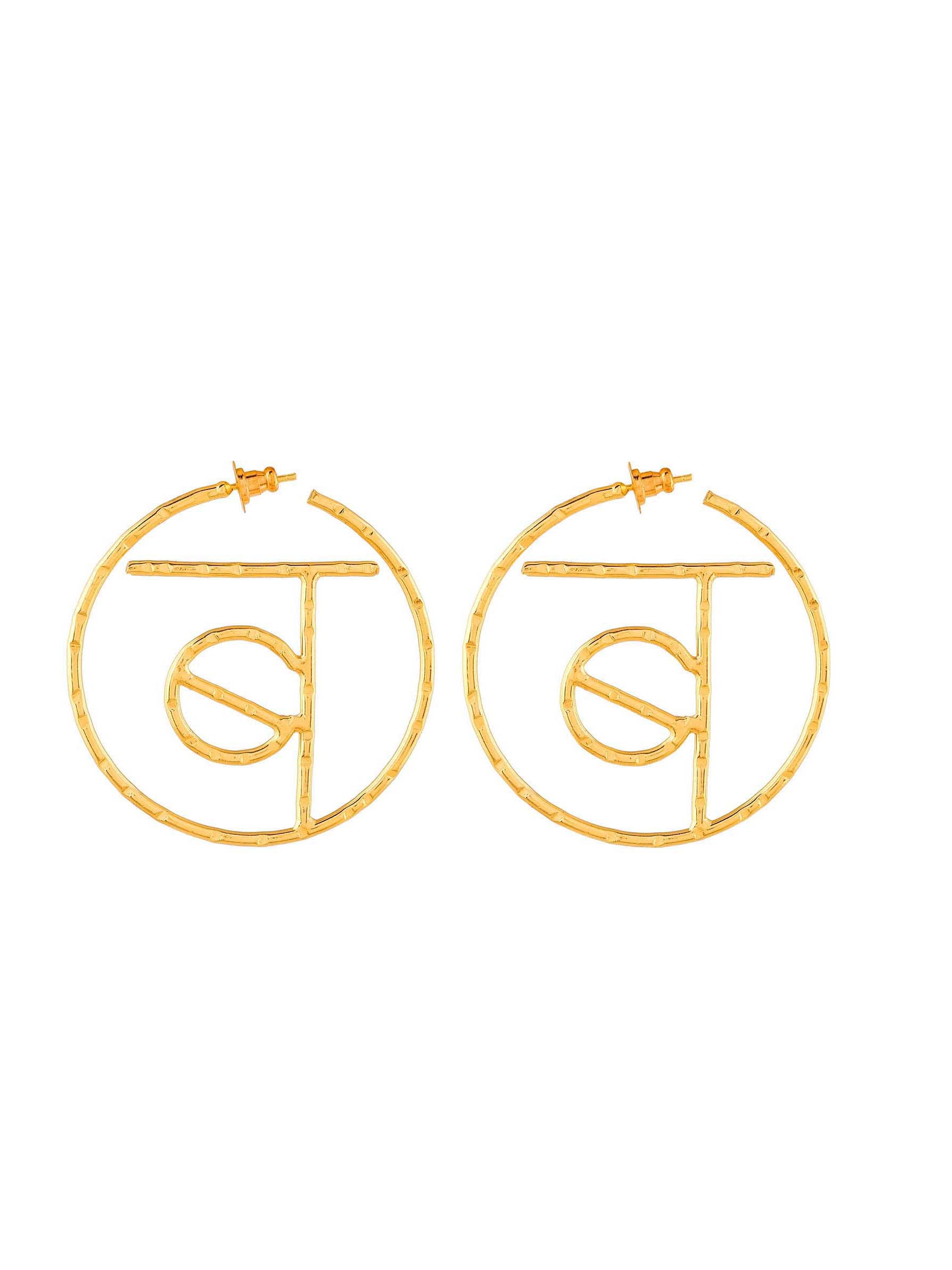 Women's Akshar Encircled Earring En8