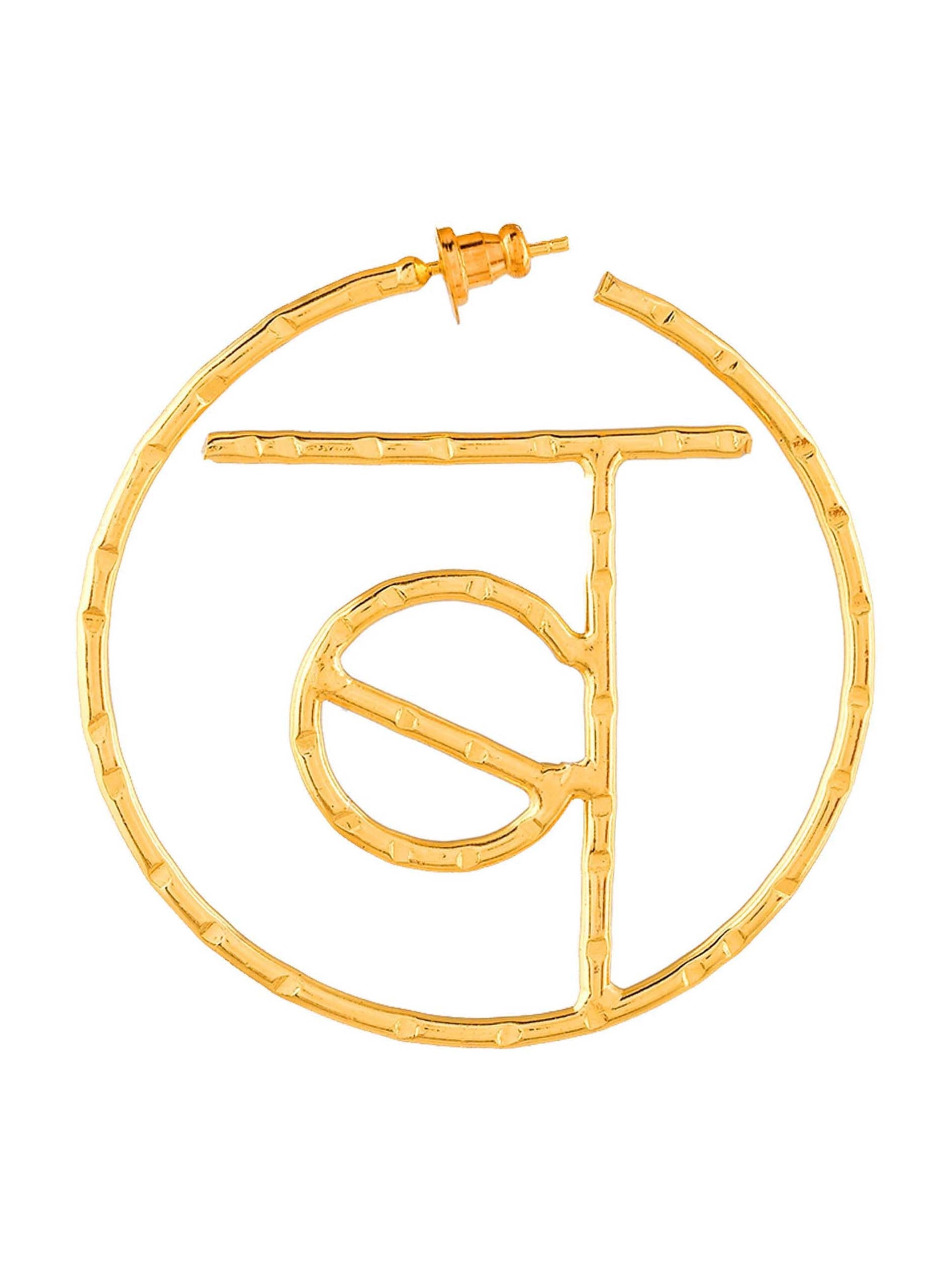 Women's Akshar Encircled Earring En8