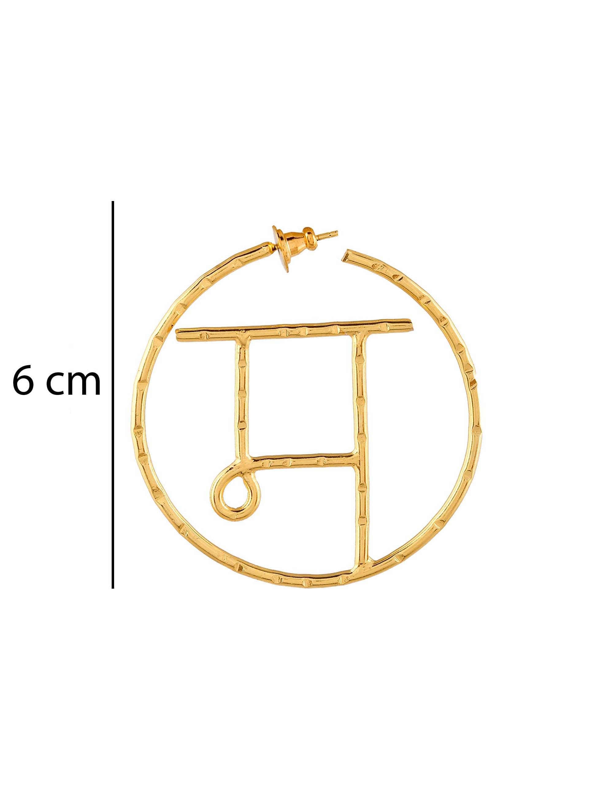 Women's Akshar Encircled Earring En11