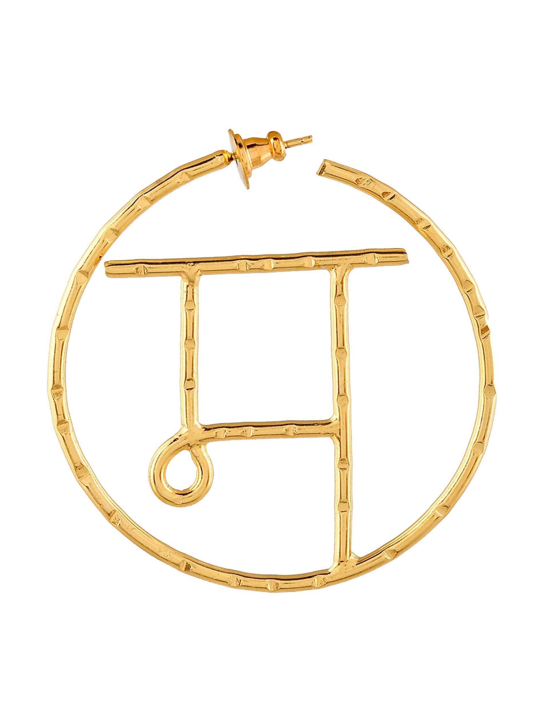 Women's Akshar Encircled Earring En11