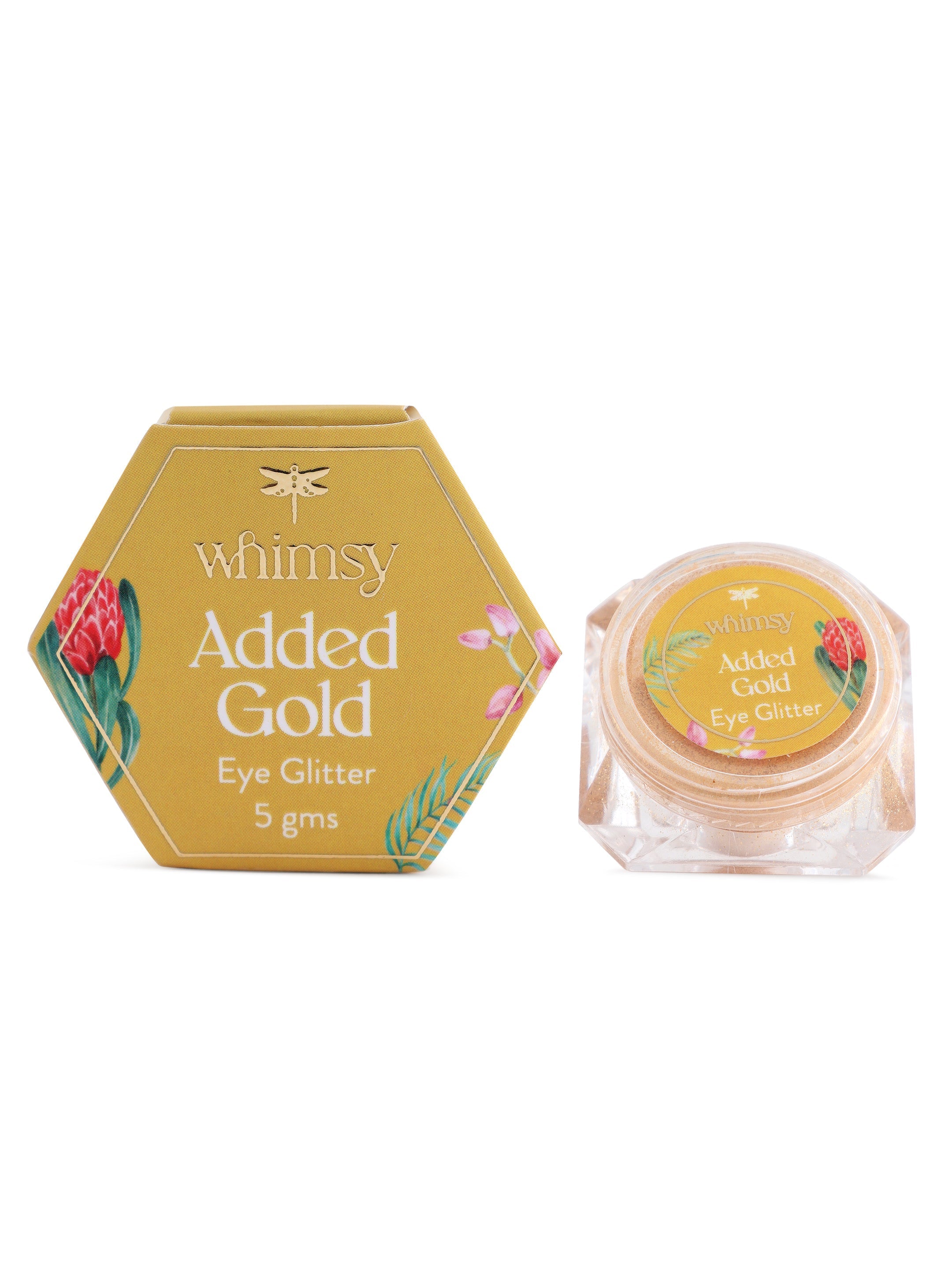 Women's Added Gold Eye Glitter - Whimsy