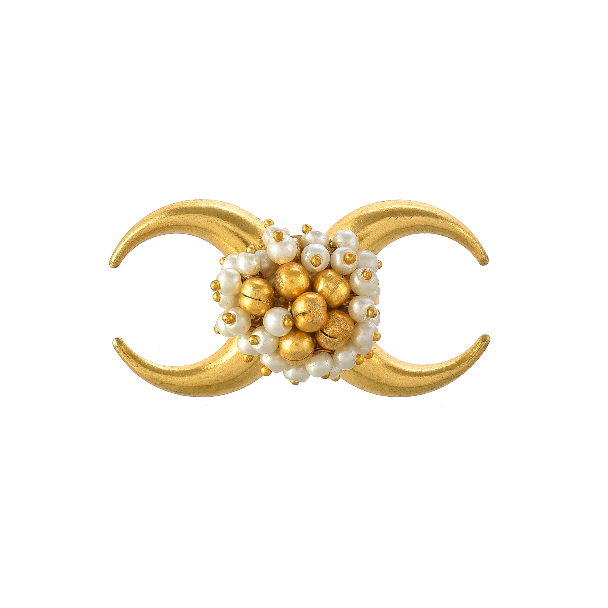 Women's Fancy Double C Ghungroo Ring - Zurii Jewels