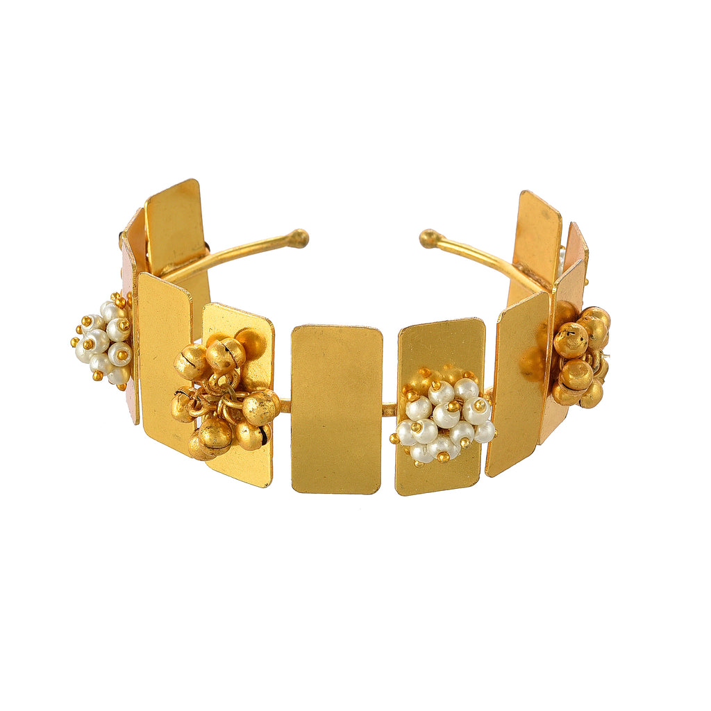 Women's Fancy Rectangle Ghungroo Bracelet