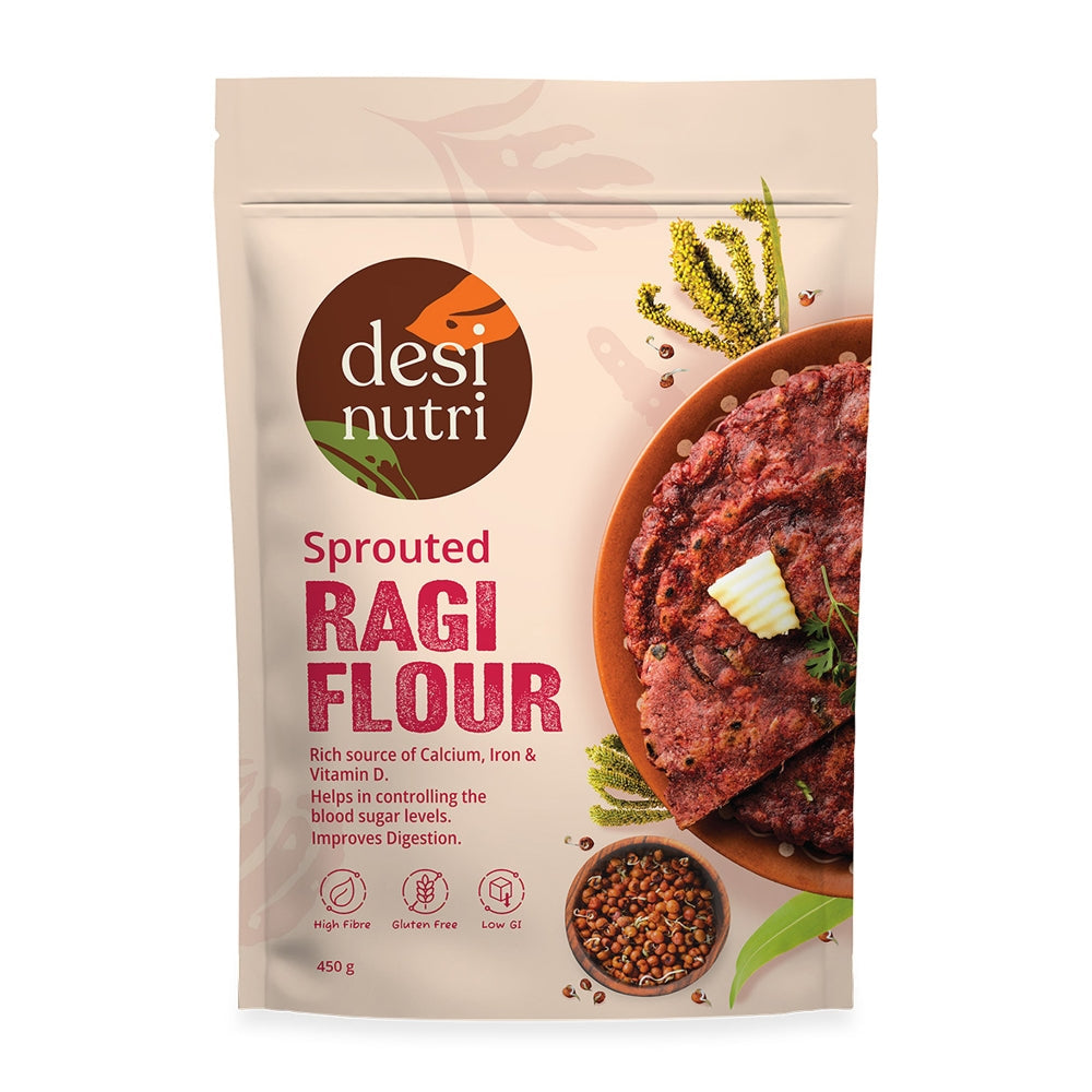 Desi Nutri Sprouted Ragi Flour
