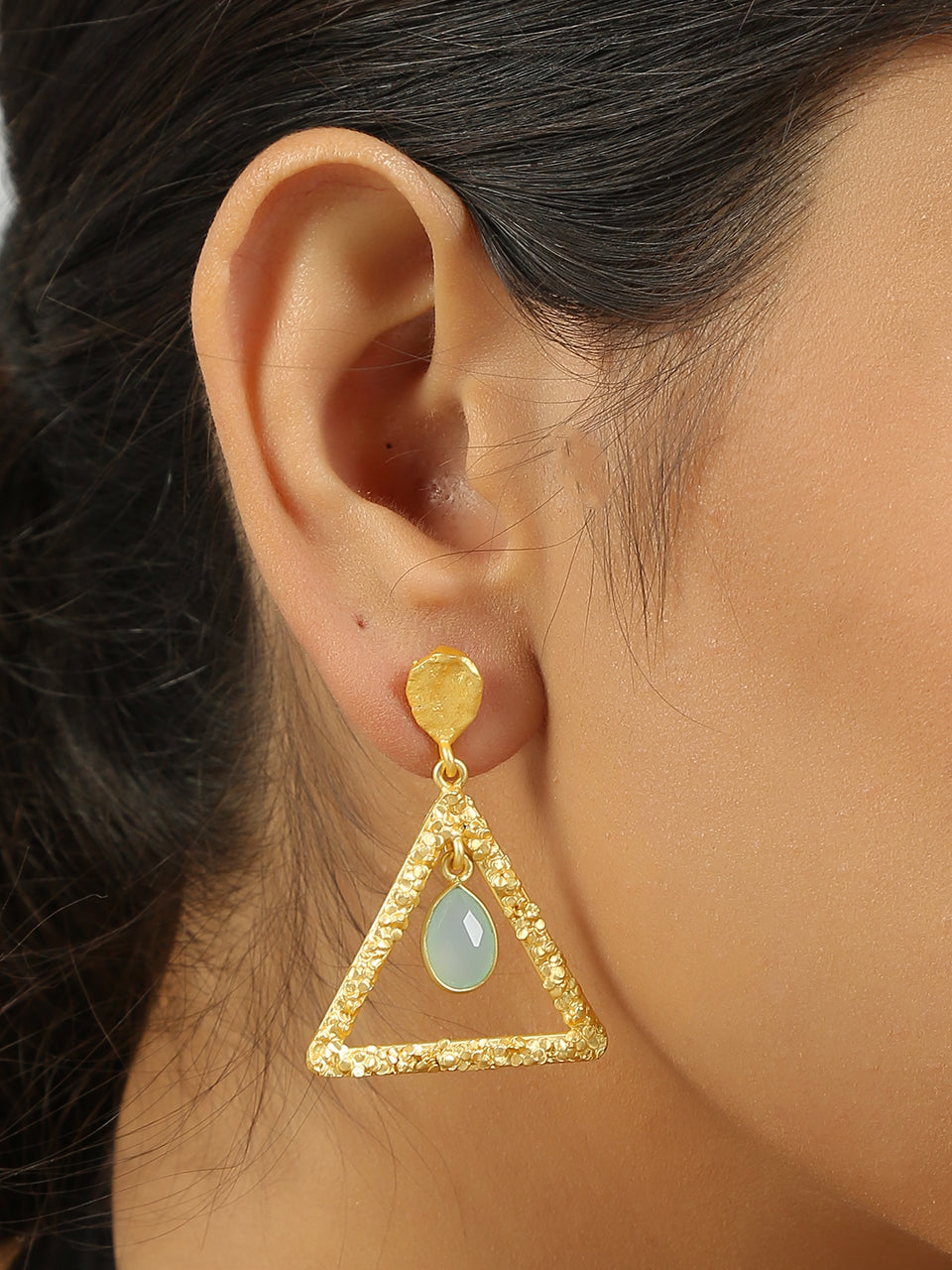 Women's Contemporary Monalisa Stone Earrings - Femizen