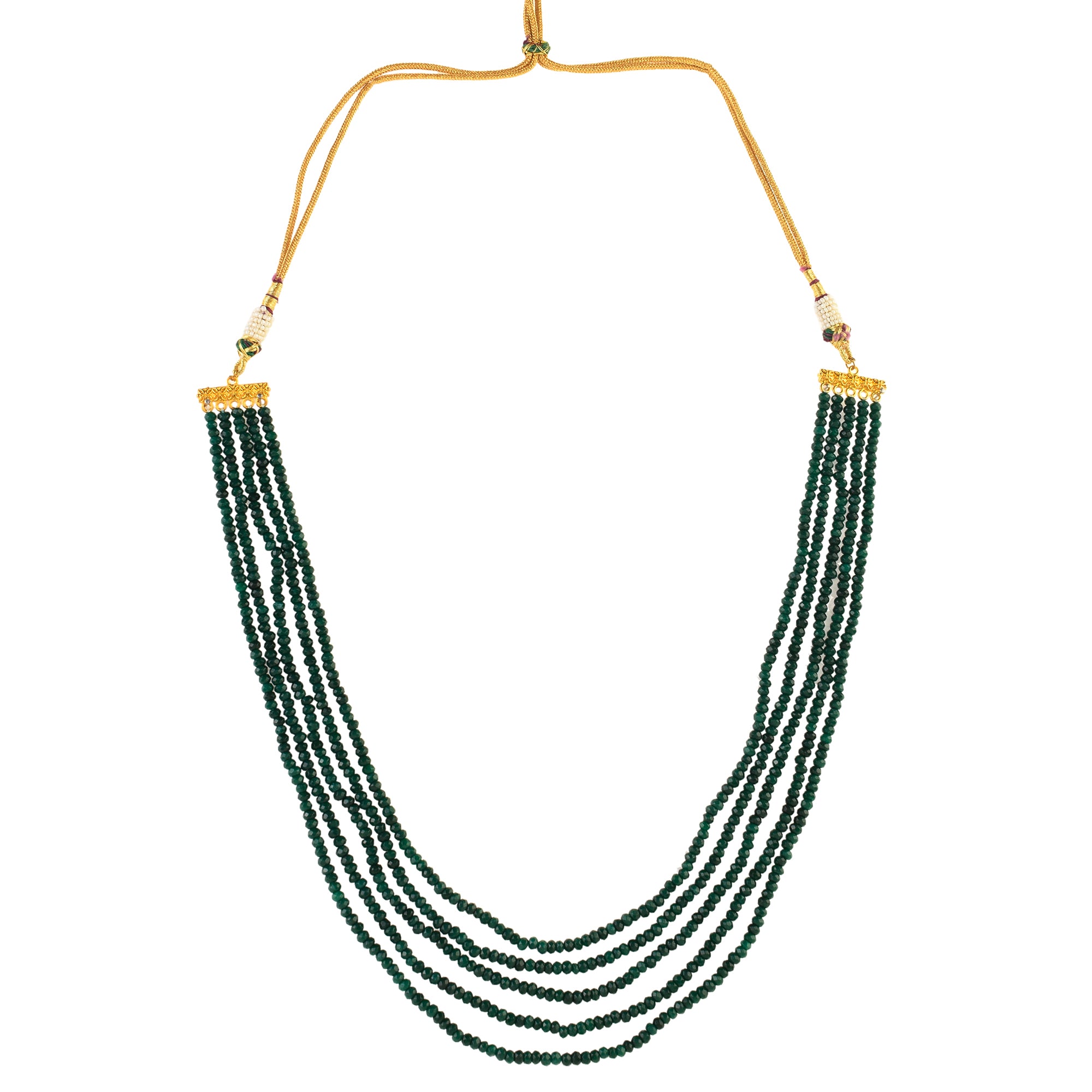 Women's  Green onyx beaded necklace
 - Femizen