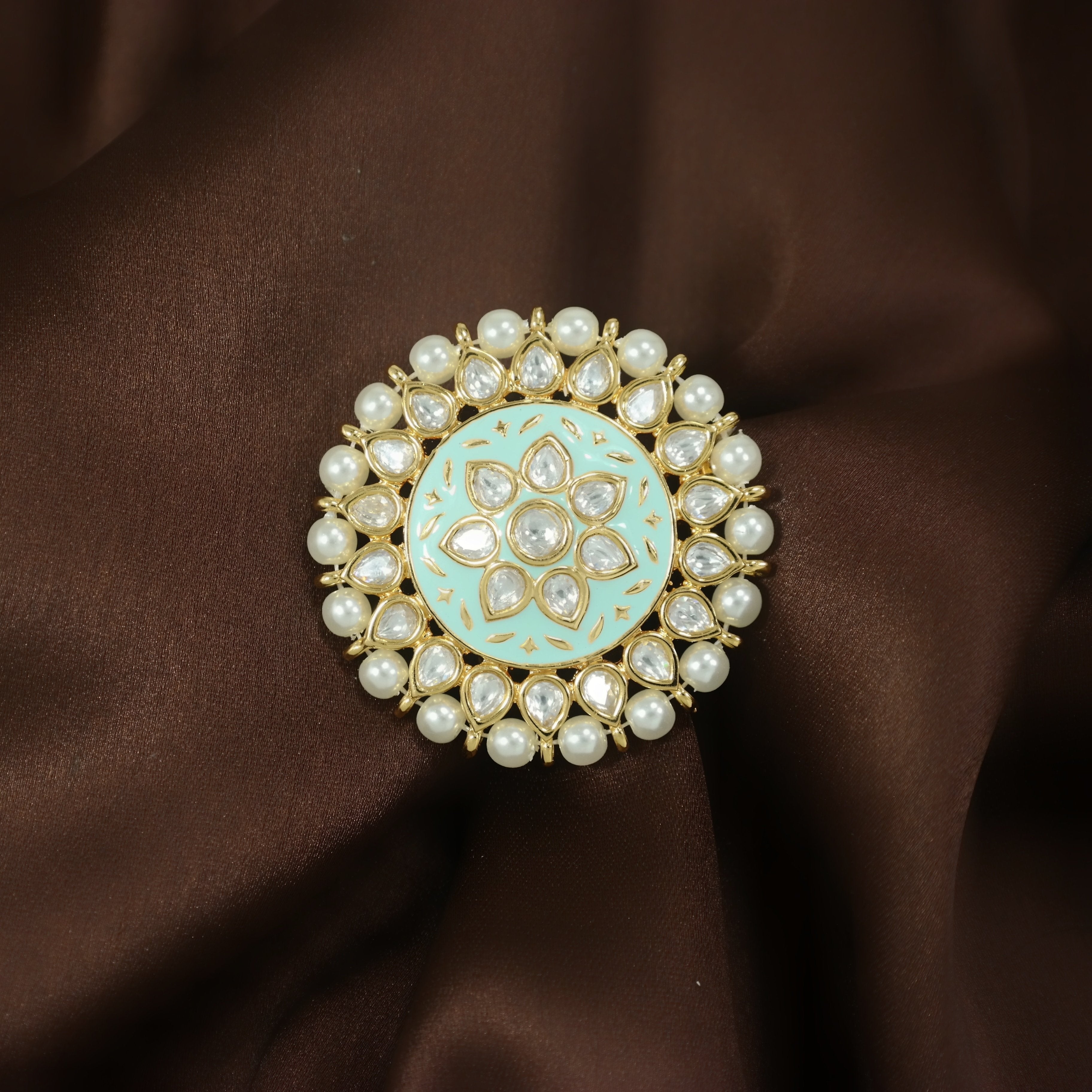 Women's Tradtional Meenakari finger ring