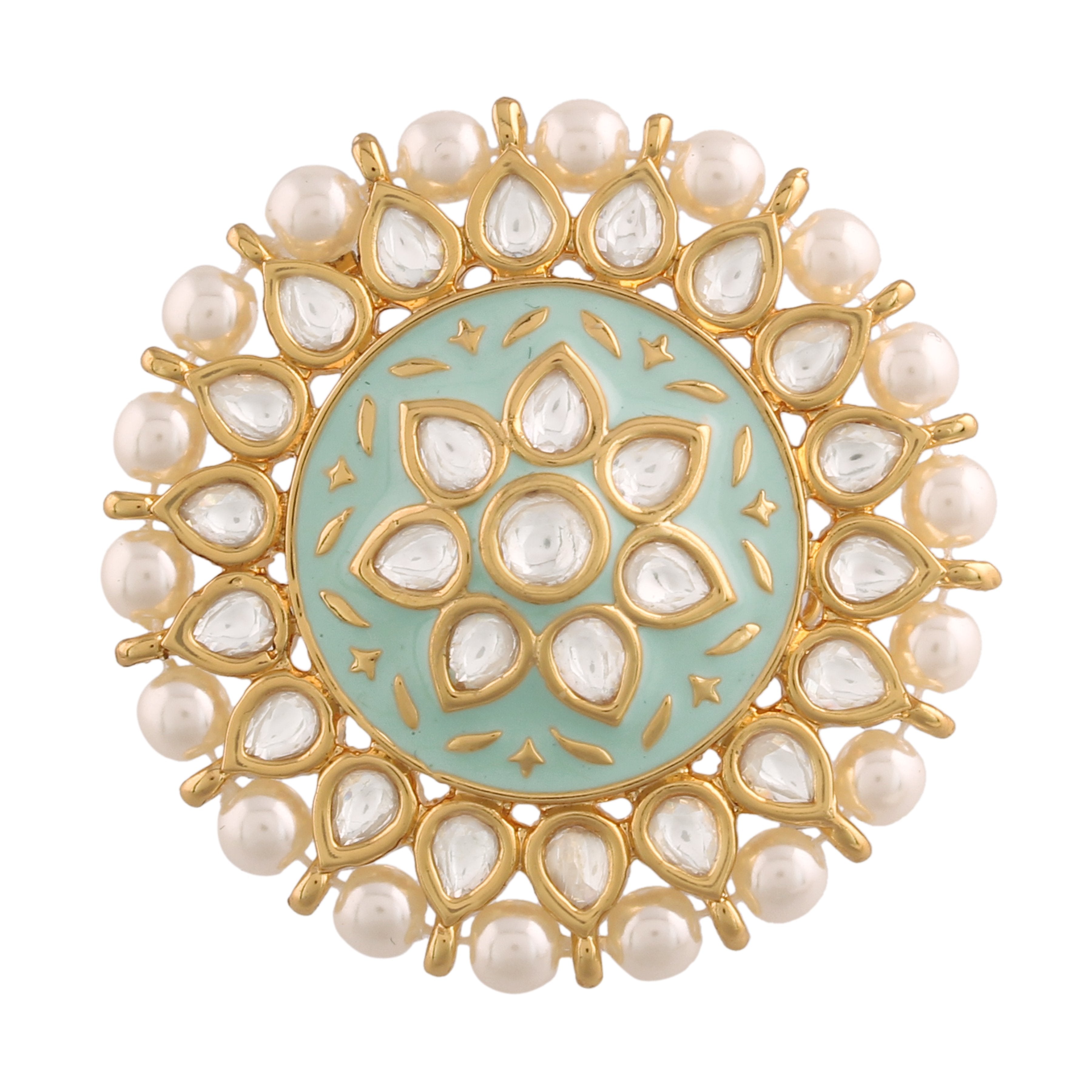 Women's Tradtional Meenakari finger ring
