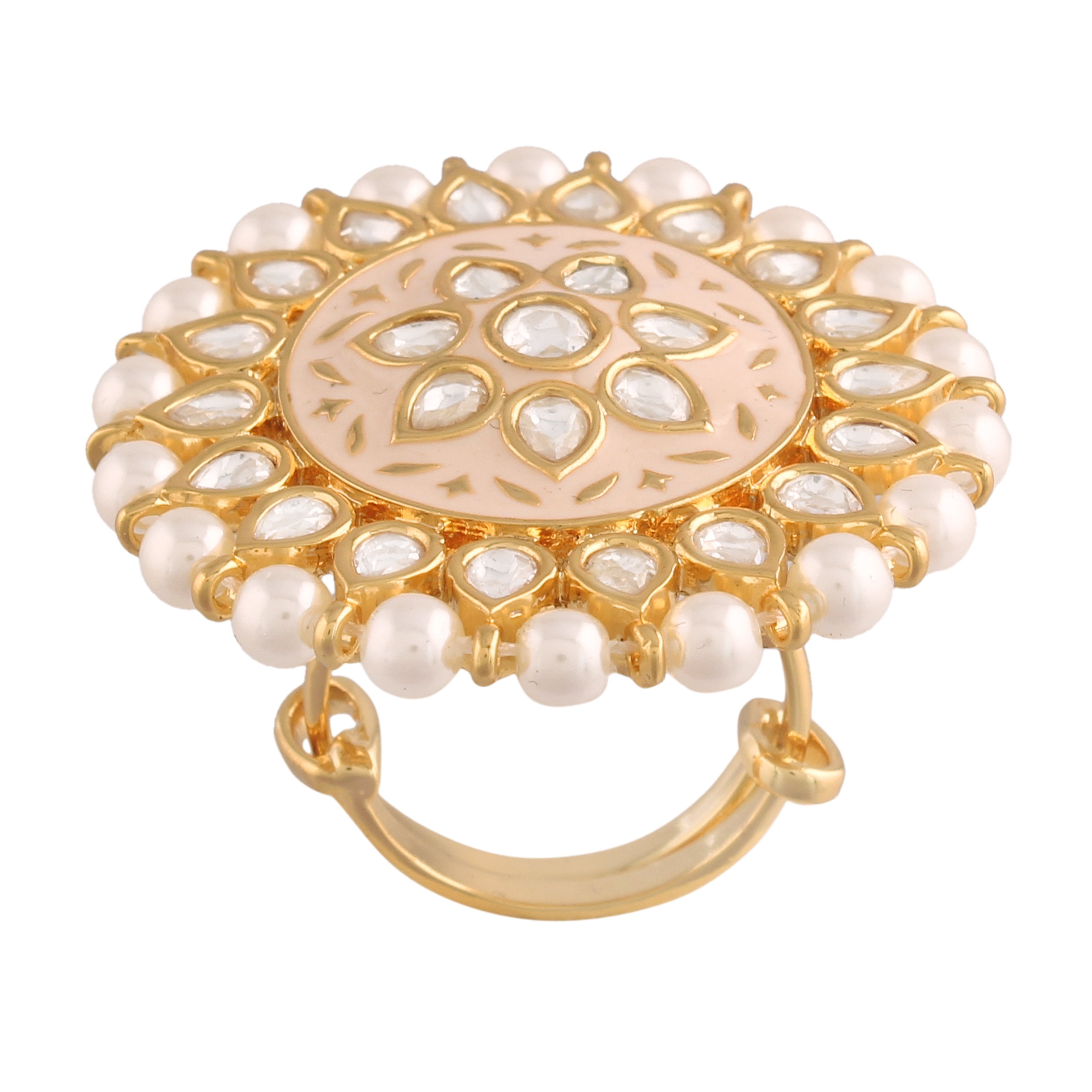 Women's Tradtional Meenakari finger ring