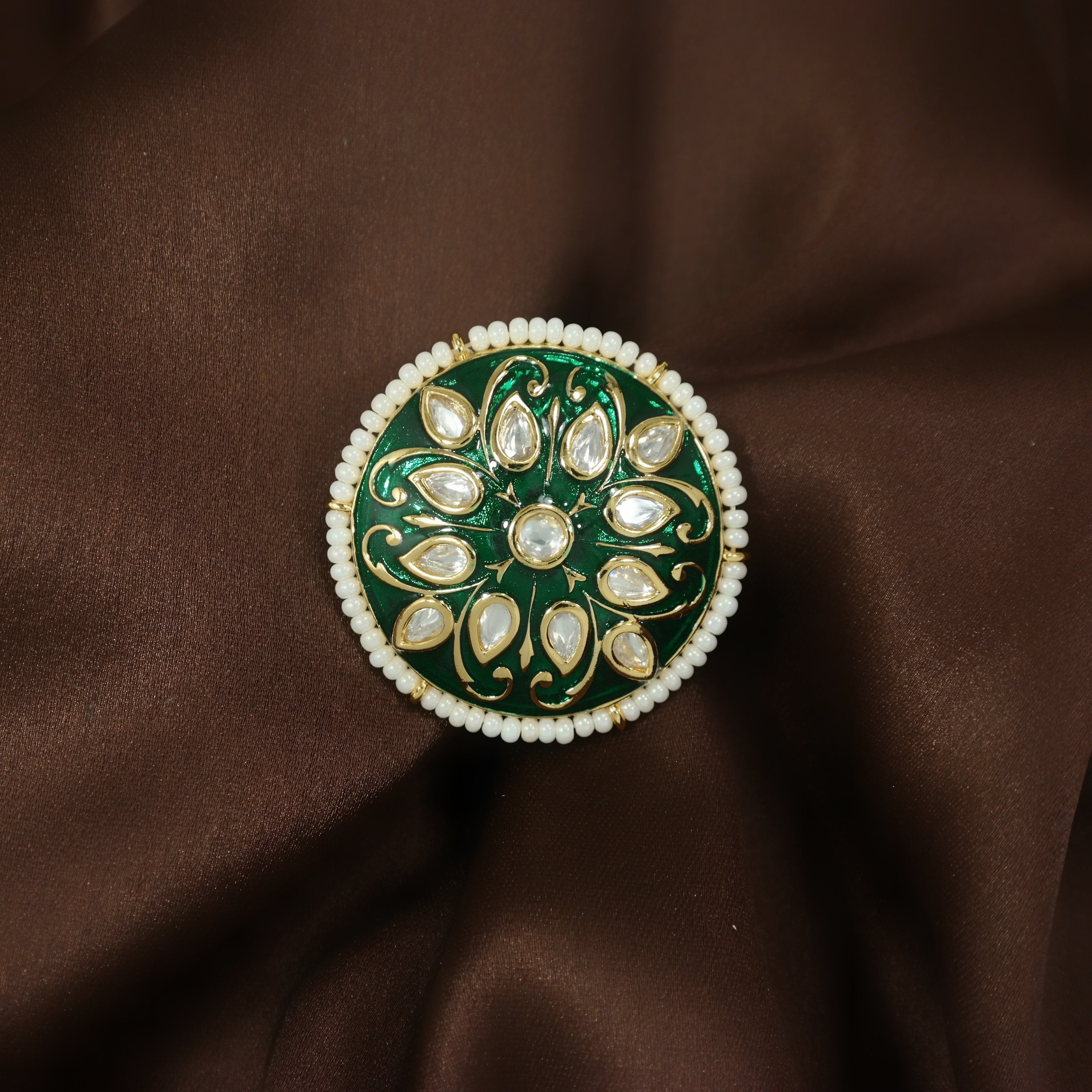 Women's Tradtional Meenakari finger ring