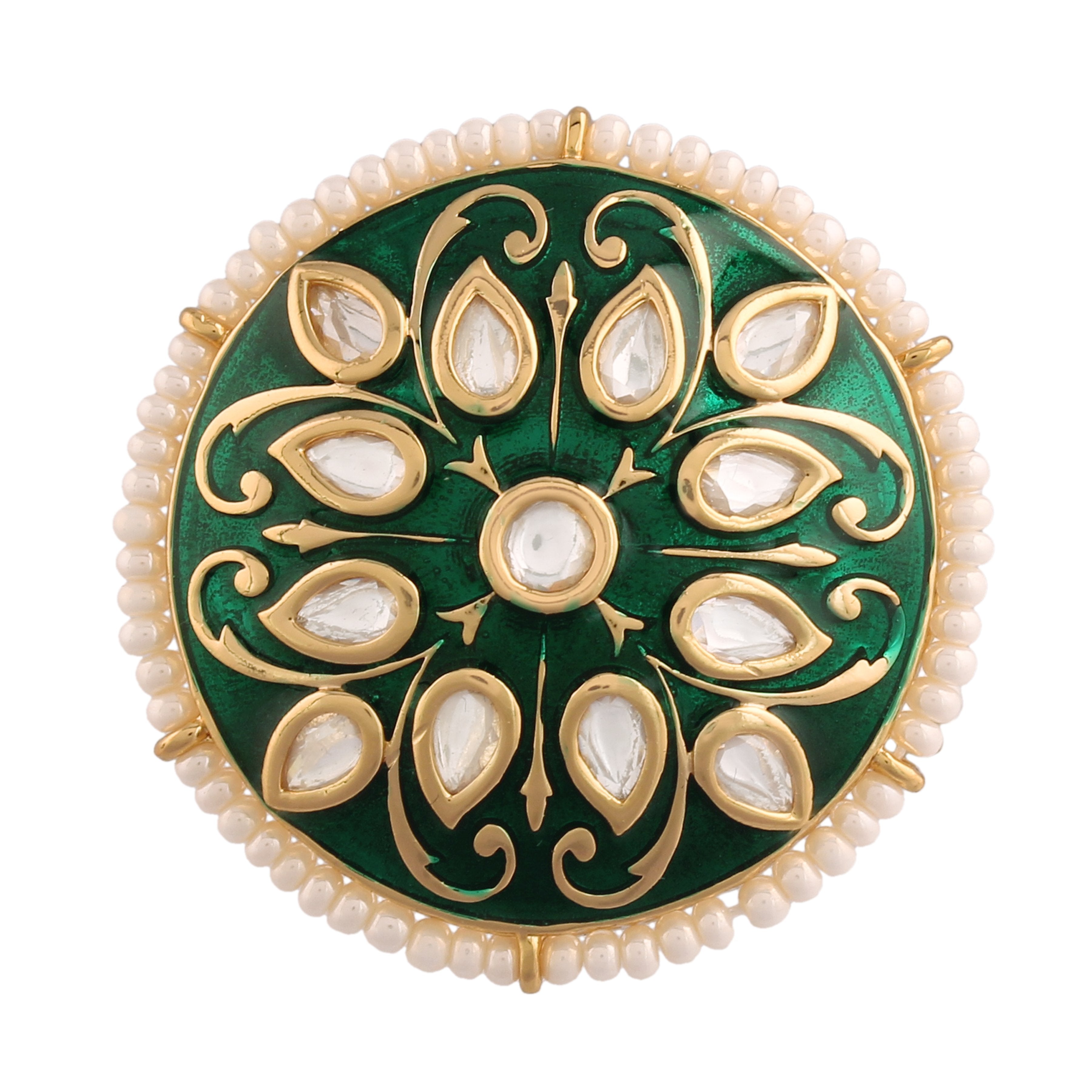 Women's Tradtional Meenakari finger ring